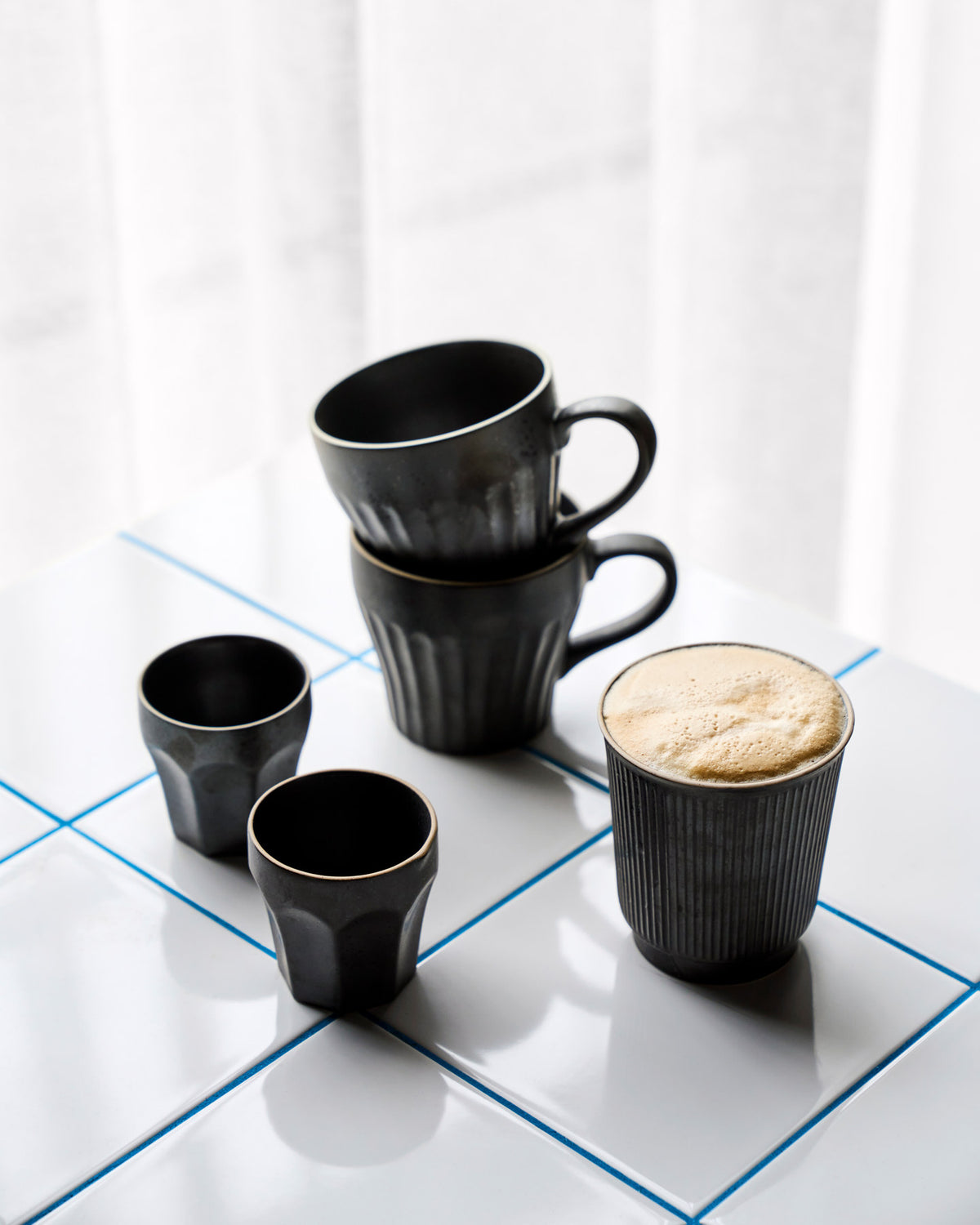 Espressobecher, Berica in Schwarz präsentiert im Onlineshop von KAQTU Design AG. Espressotassen ist von House Doctor