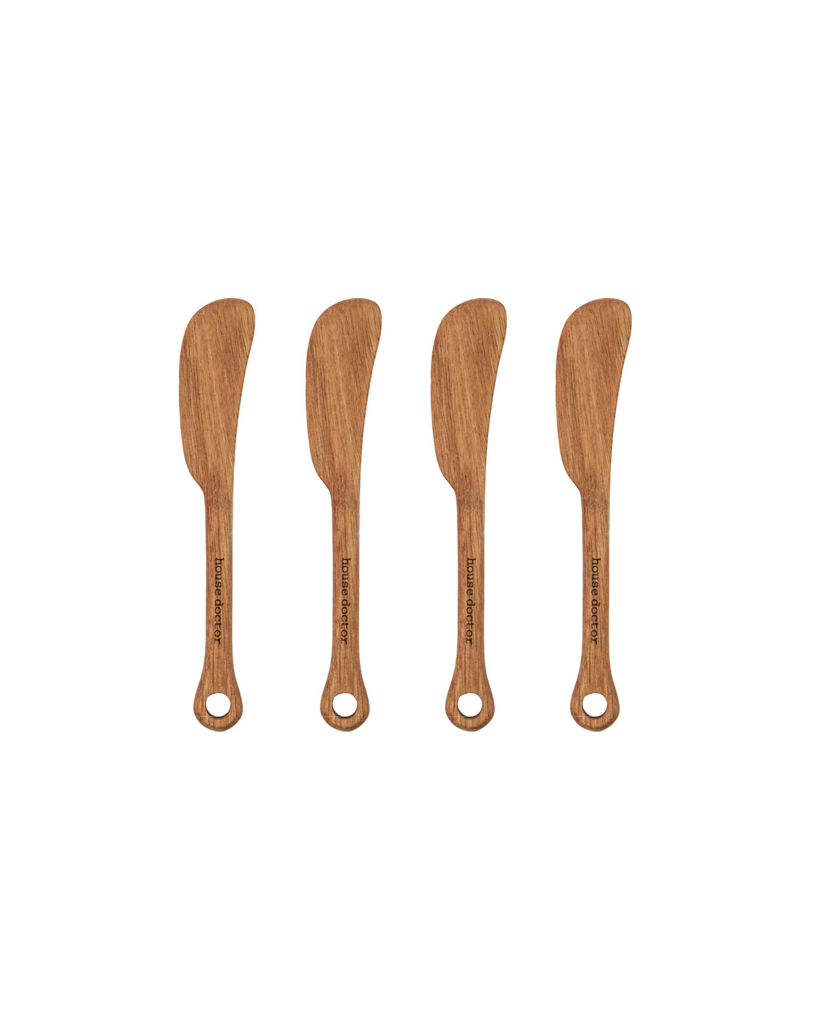 Buttermesser HDEya in Natur aus Akazienholz mit glatter Oberfläche und länglicher Form