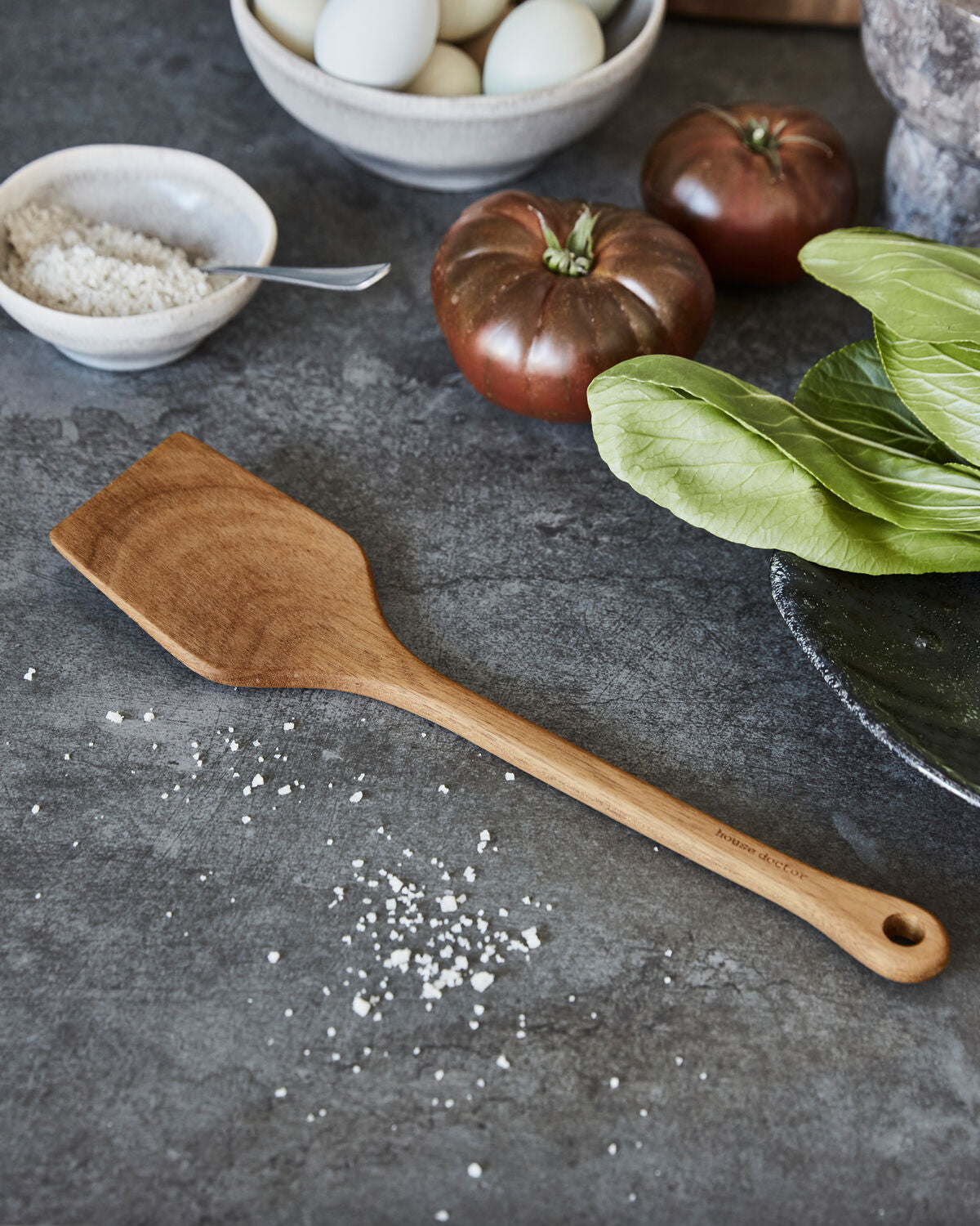Spatel, HDEya, Natur in Natur präsentiert im Onlineshop von KAQTU Design AG. Kochbesteck ist von House Doctor