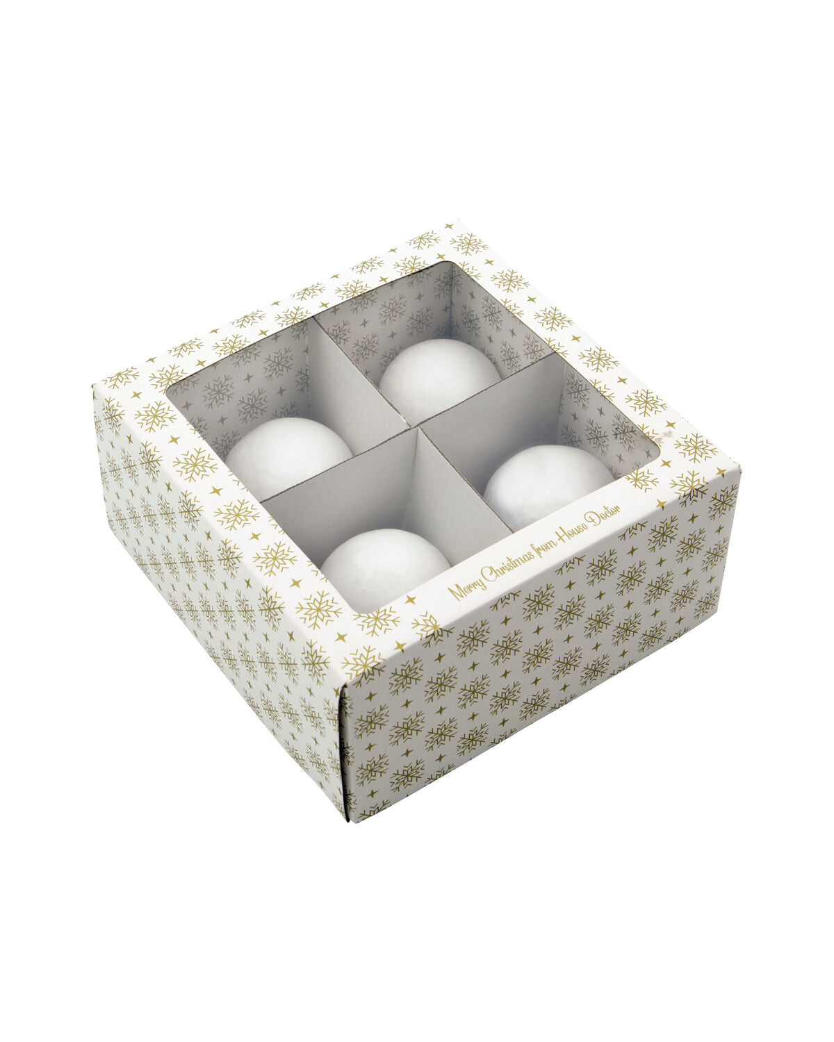 Ornamente, HDNostal, Rot in Rot präsentiert im Onlineshop von KAQTU Design AG. Weihnachtszubehör ist von House Doctor
