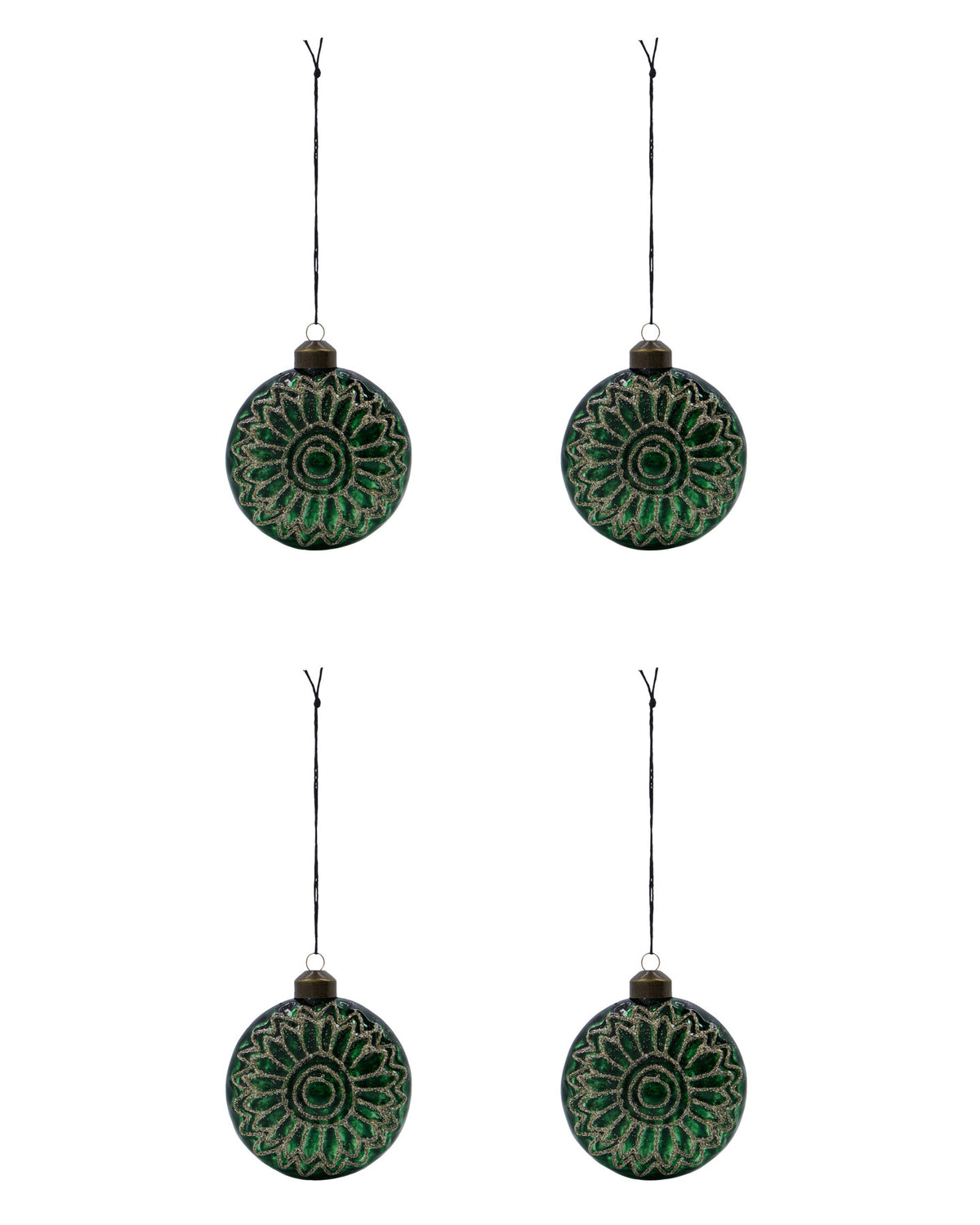 Ornamente, HDCirculo, Grün in Grün präsentiert im Onlineshop von KAQTU Design AG. Ornament ist von House Doctor