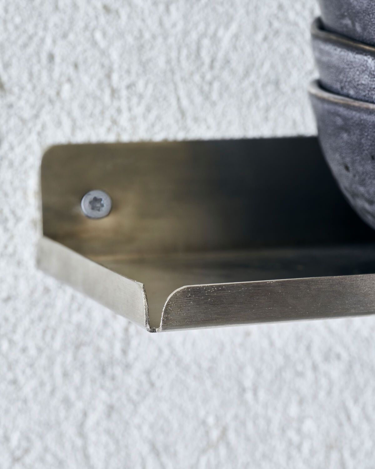Regal, HDLedge, Gebürstetes Silber in Gebürstetes Silber präsentiert im Onlineshop von KAQTU Design AG. Regal Zubehör ist von House Doctor