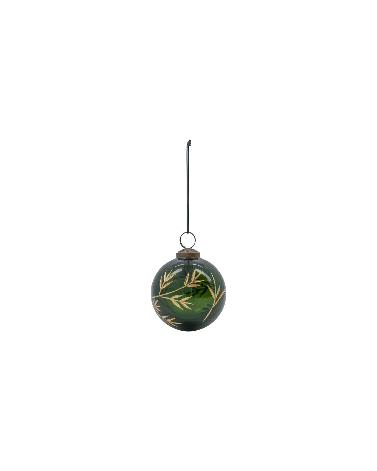 Ornamente, HDLeaf, Grün;Gold in Grün, Gold präsentiert im Onlineshop von KAQTU Design AG. Weihnachtszubehör ist von House Doctor