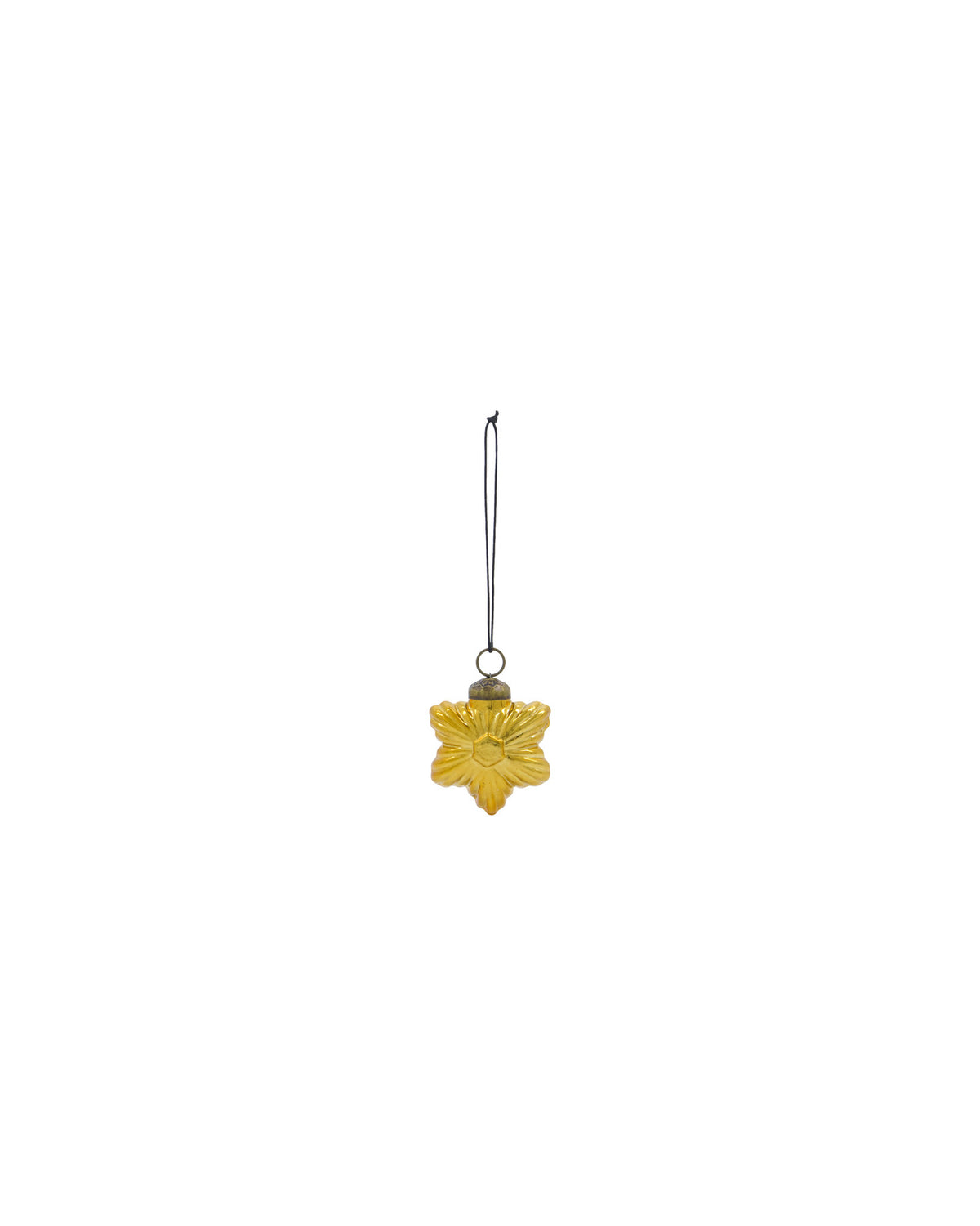 Ornamente, HDHeart and Star, Gold in Gold präsentiert im Onlineshop von KAQTU Design AG. Weihnachtszubehör ist von House Doctor