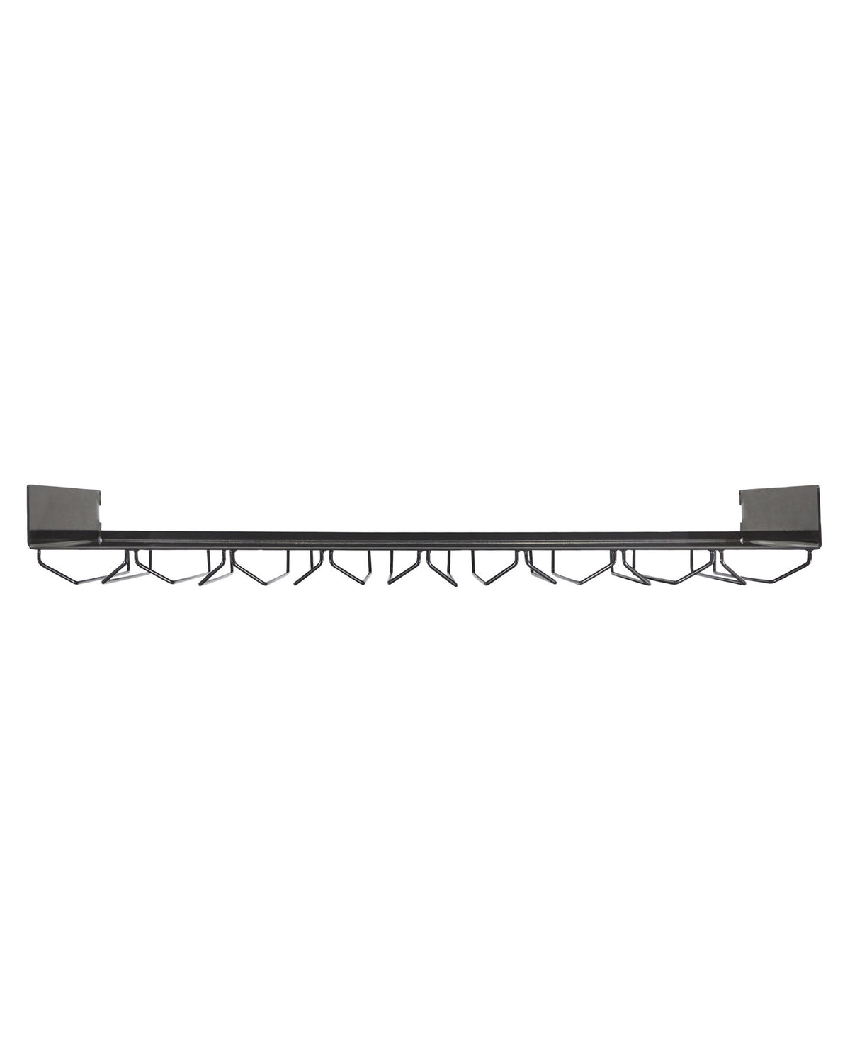 Glass rack, HDFari, Schwarz in Schwarz präsentiert im Onlineshop von KAQTU Design AG. Wandregal ist von House Doctor