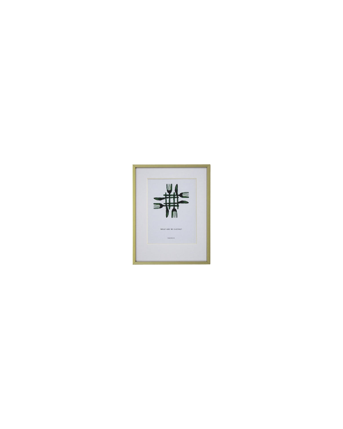 Wandobjekt, HDDinner, Grün in Grün präsentiert im Onlineshop von KAQTU Design AG. Bild ist von House Doctor