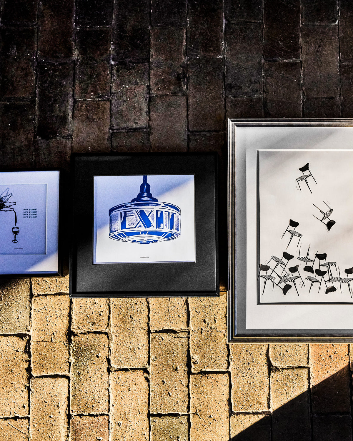 Wandobjekt, HDExit, Dunkelblau in Dunkelblau präsentiert im Onlineshop von KAQTU Design AG. Bild ist von House Doctor;Wandobjekt, HDExit, Dunkelblau in Dunkelblau präsentiert im Onlineshop von KAQTU Design AG. Bild ist von House Doctor