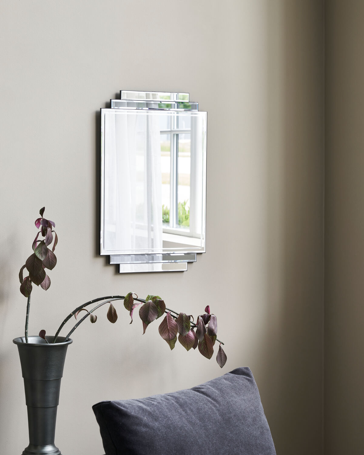 Spiegel, Deco in Grau präsentiert im Onlineshop von KAQTU Design AG. Spiegel ist von House Doctor