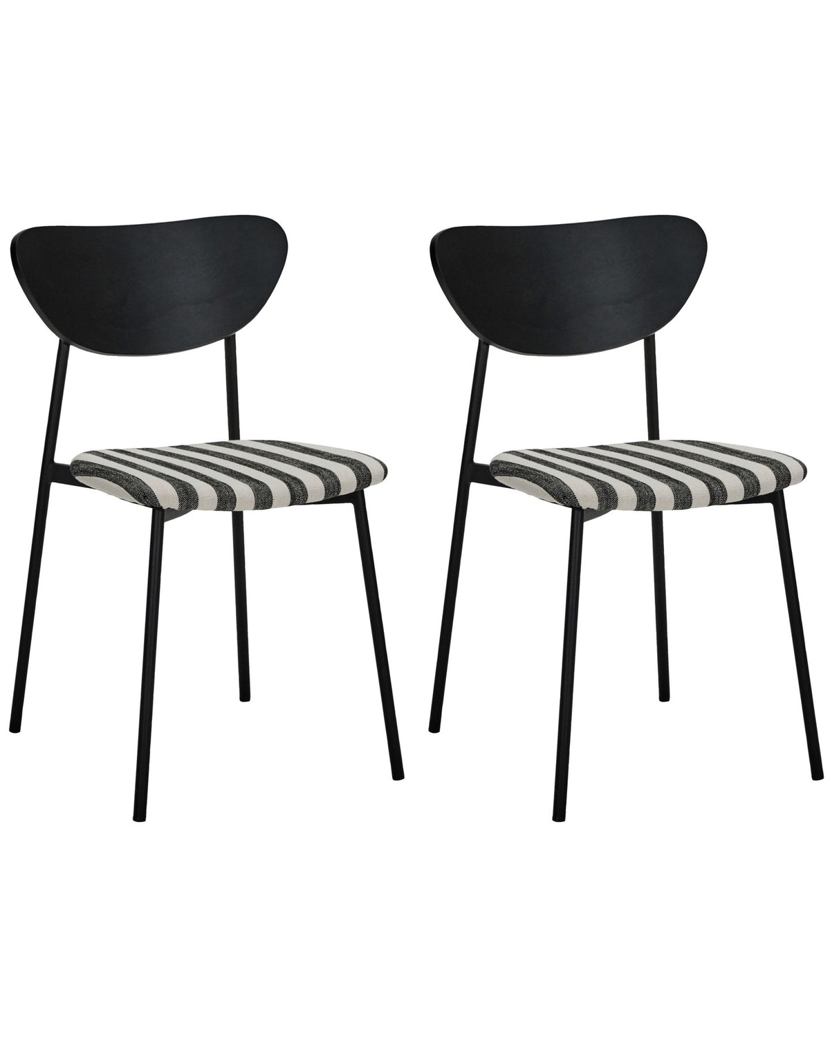 Chairs, HDMust, Schwarz/Off-Weiss in Schwarz/Off-Weiß präsentiert im Onlineshop von KAQTU Design AG. Stuhl ist von House Doctor
