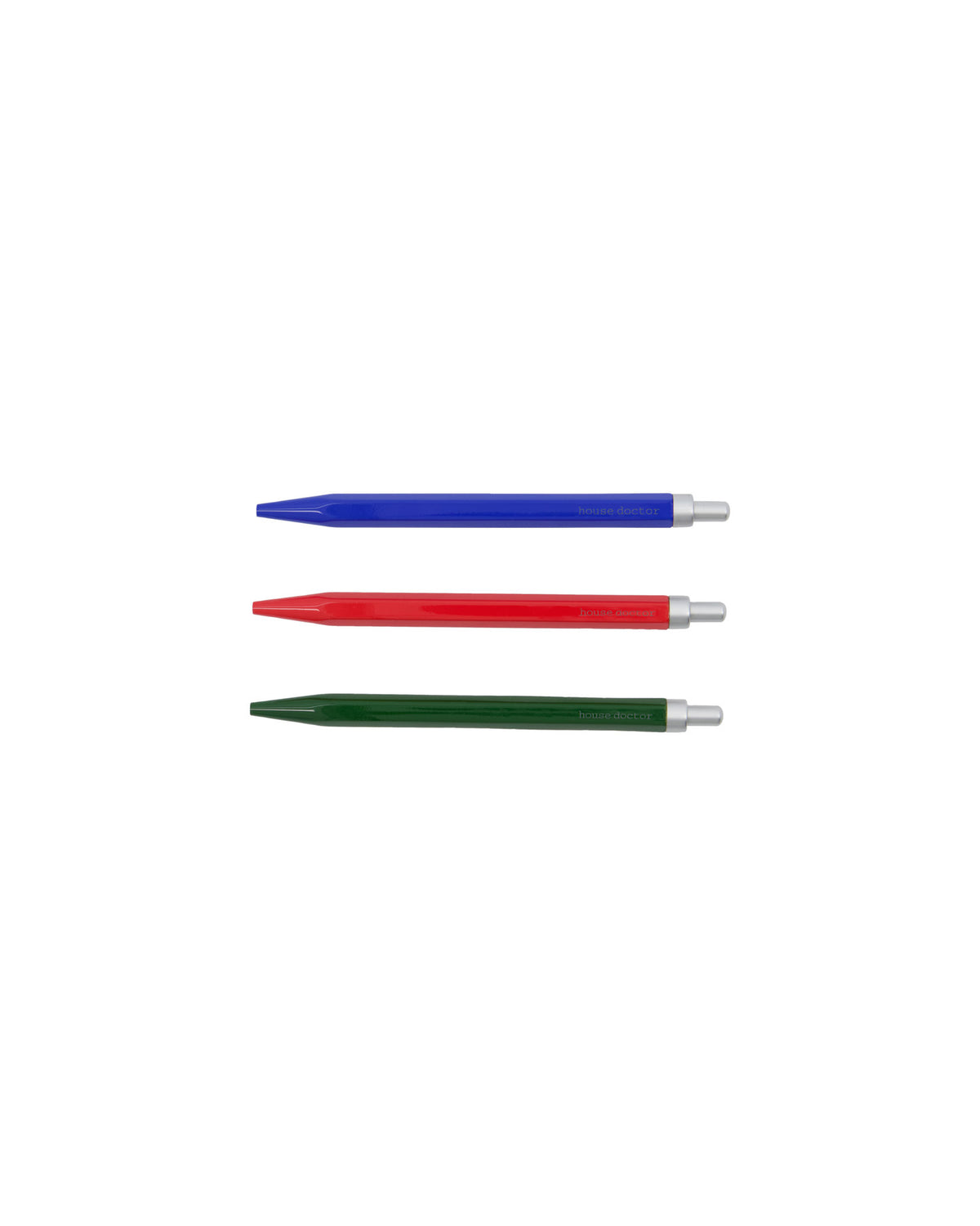 Feder mit schwarzer Tinte, HDClick, Blau,Rot,Grün in Blau, Rot, Grün präsentiert im Onlineshop von KAQTU Design AG. Büromaterial ist von House Doctor