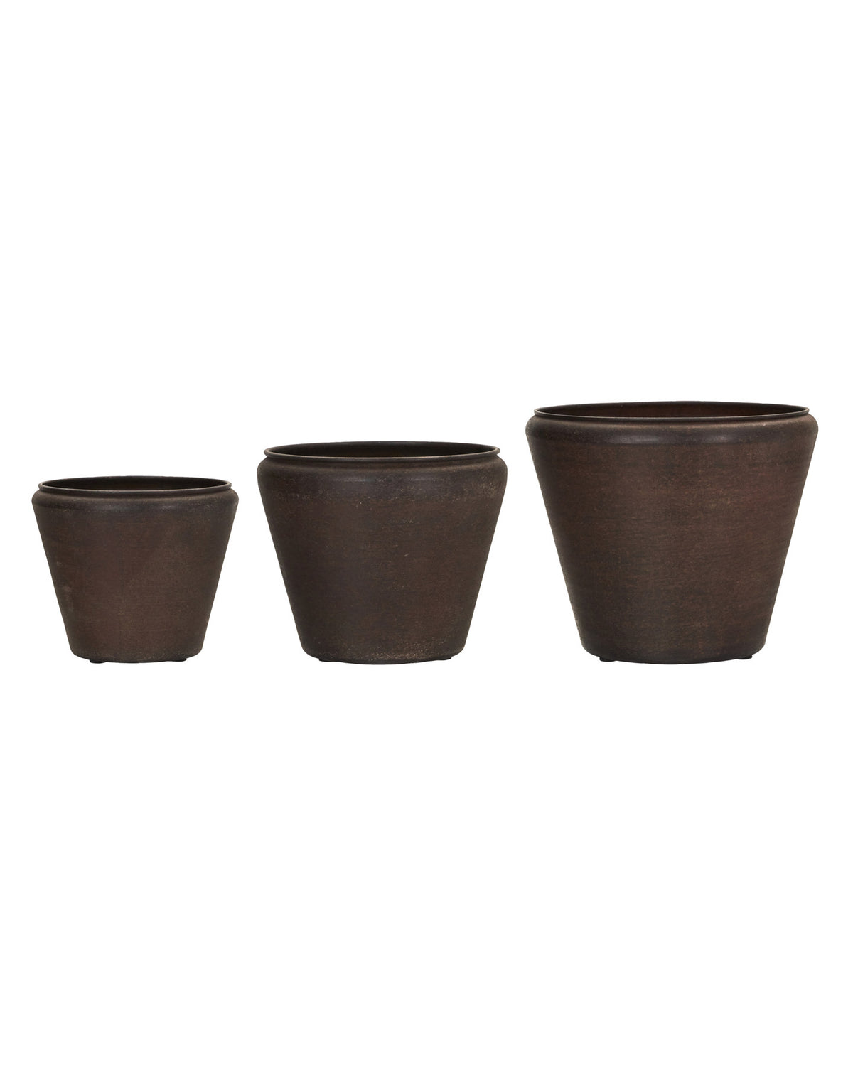 Blumentopf, HDFunnel, Antikes Braun in Antikes Braun präsentiert im Onlineshop von KAQTU Design AG. Pflanzentopf Outdoor ist von House Doctor
