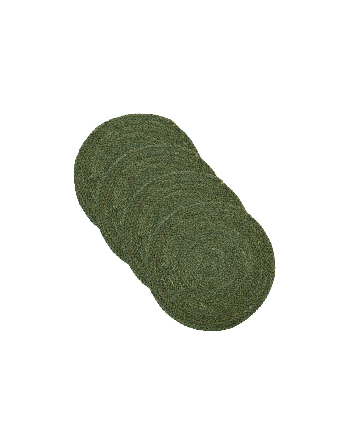 Rundes grünes Tischset HDCircle aus Maisblatt von House Doctor