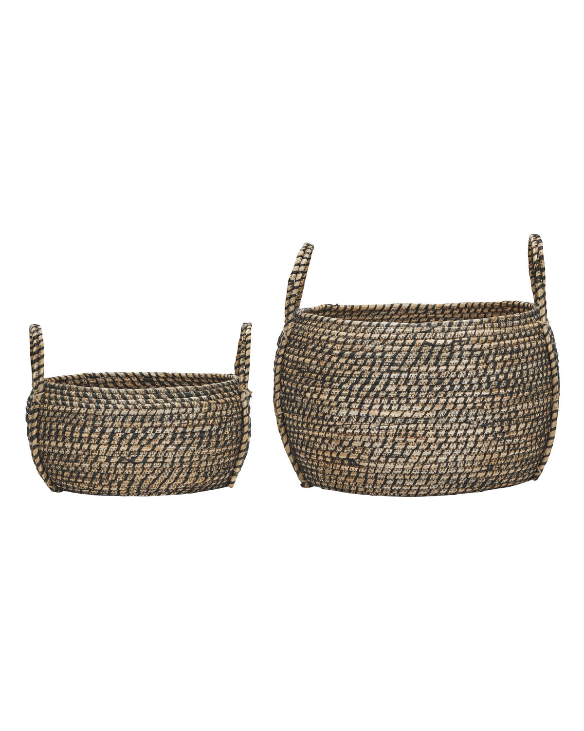Aufbewahrungskorb, HDDistra, Schwarz / Natürlich in Schwarz / Natürlich präsentiert im Onlineshop von KAQTU Design AG. Aufbewährungskörbe ist von House Doctor