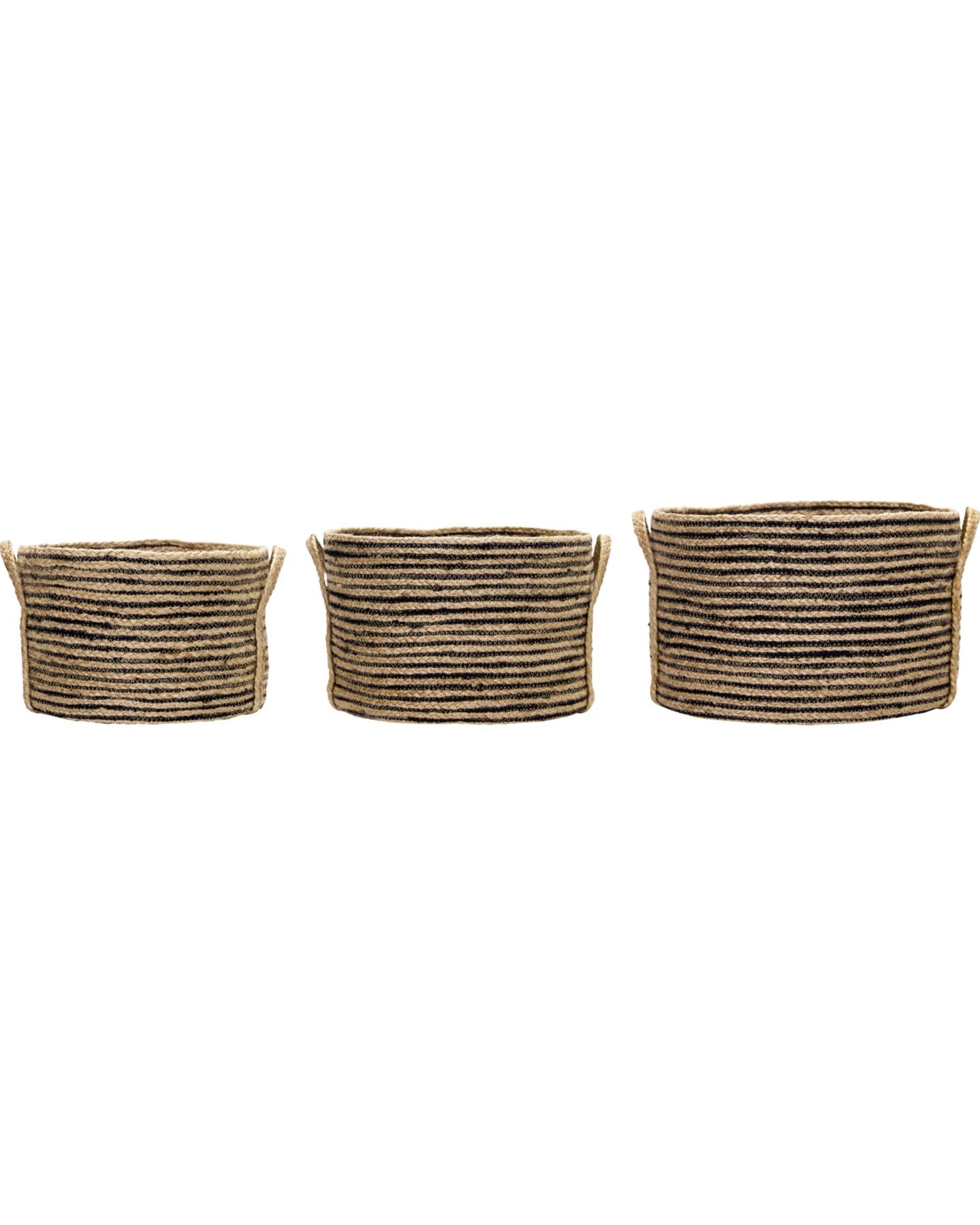 Aufbewahrungskorb, HDDungi, Schwarz;Natur in Schwarz, Natur präsentiert im Onlineshop von KAQTU Design AG. Aufbewahrungskorb ist von House Doctor