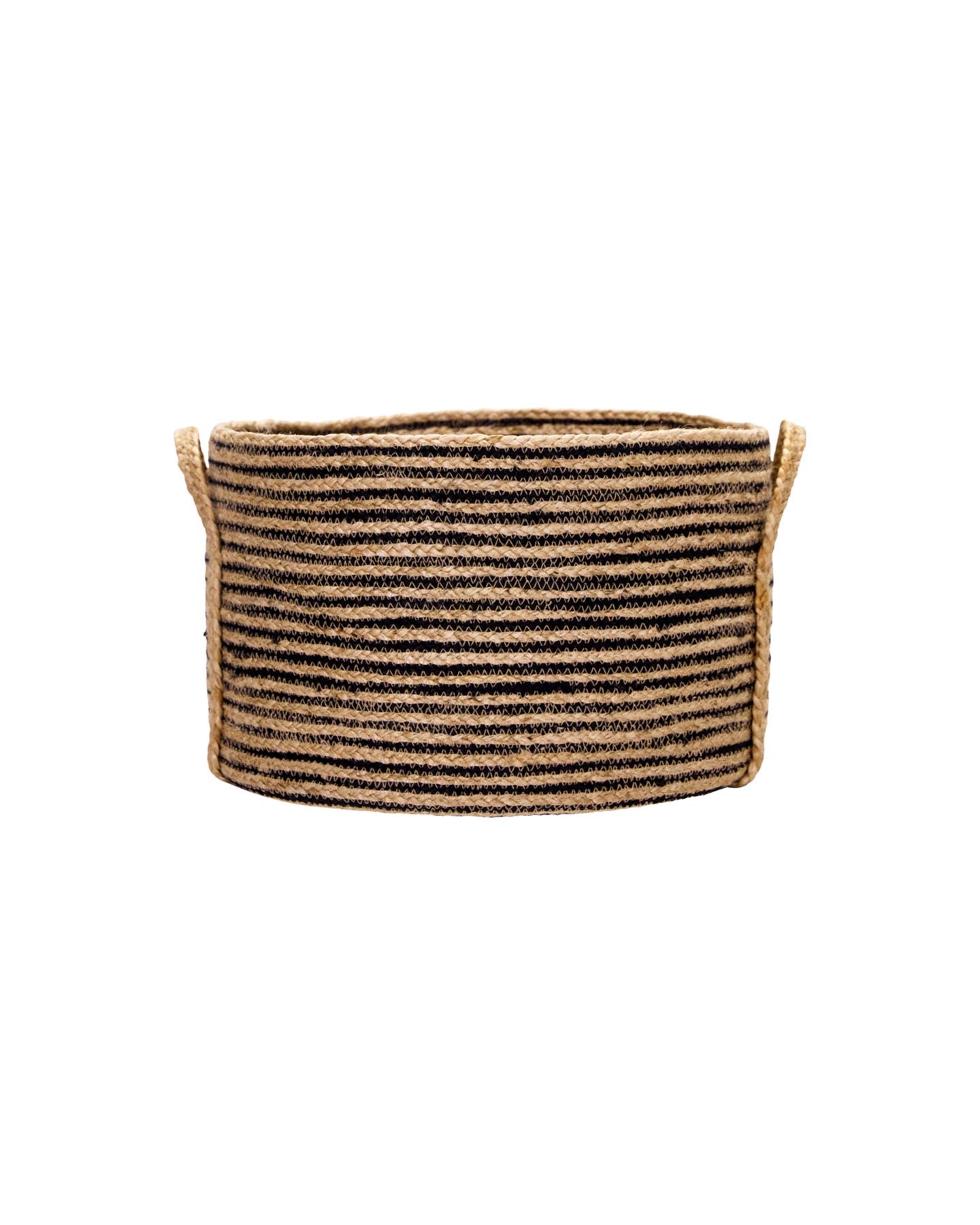 Aufbewahrungskorb, HDDungi, Schwarz;Natur in Schwarz, Natur präsentiert im Onlineshop von KAQTU Design AG. Aufbewahrungskorb ist von House Doctor