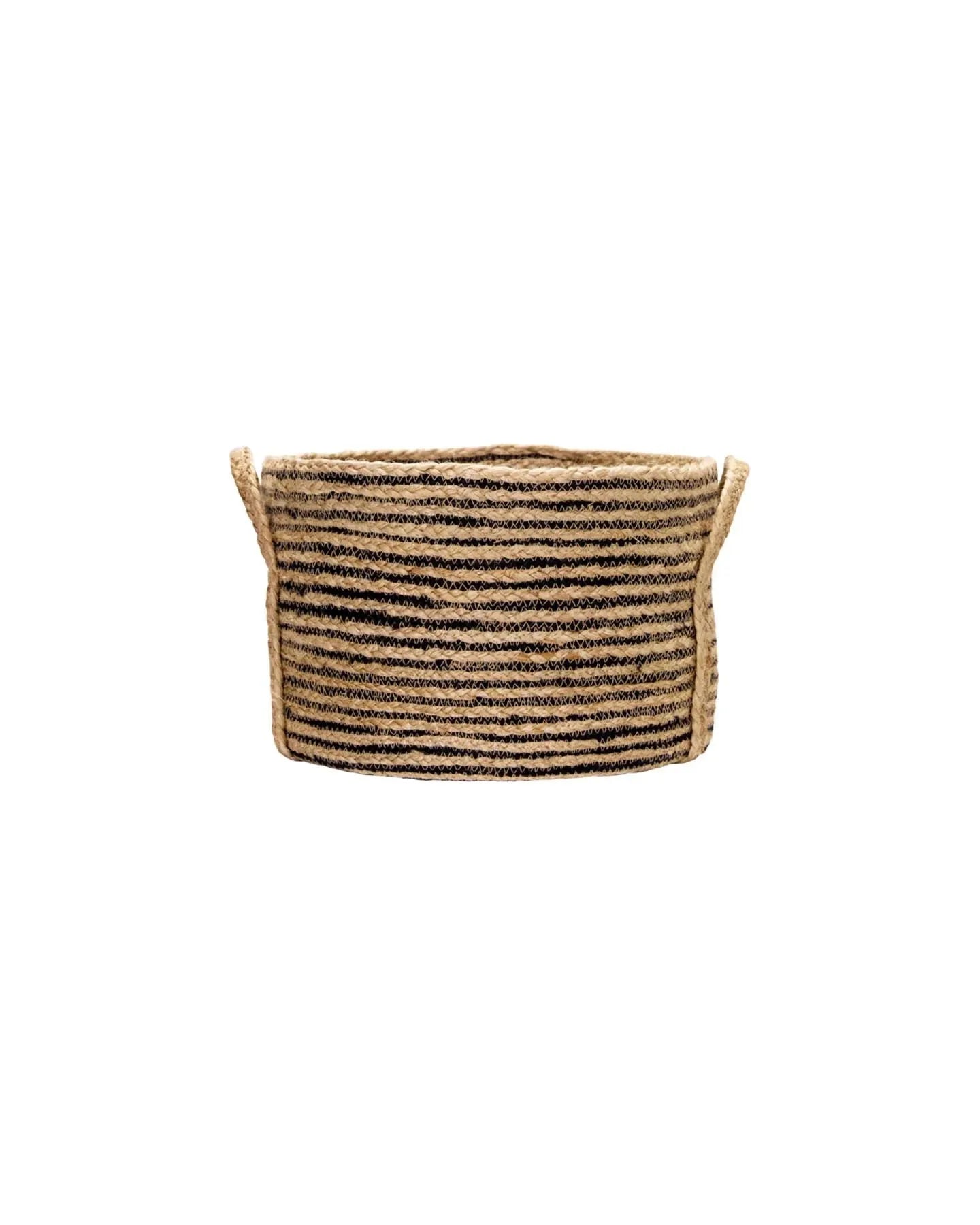 Aufbewahrungskorb, HDDungi, Schwarz;Natur in Schwarz, Natur präsentiert im Onlineshop von KAQTU Design AG. Aufbewahrungskorb ist von House Doctor
