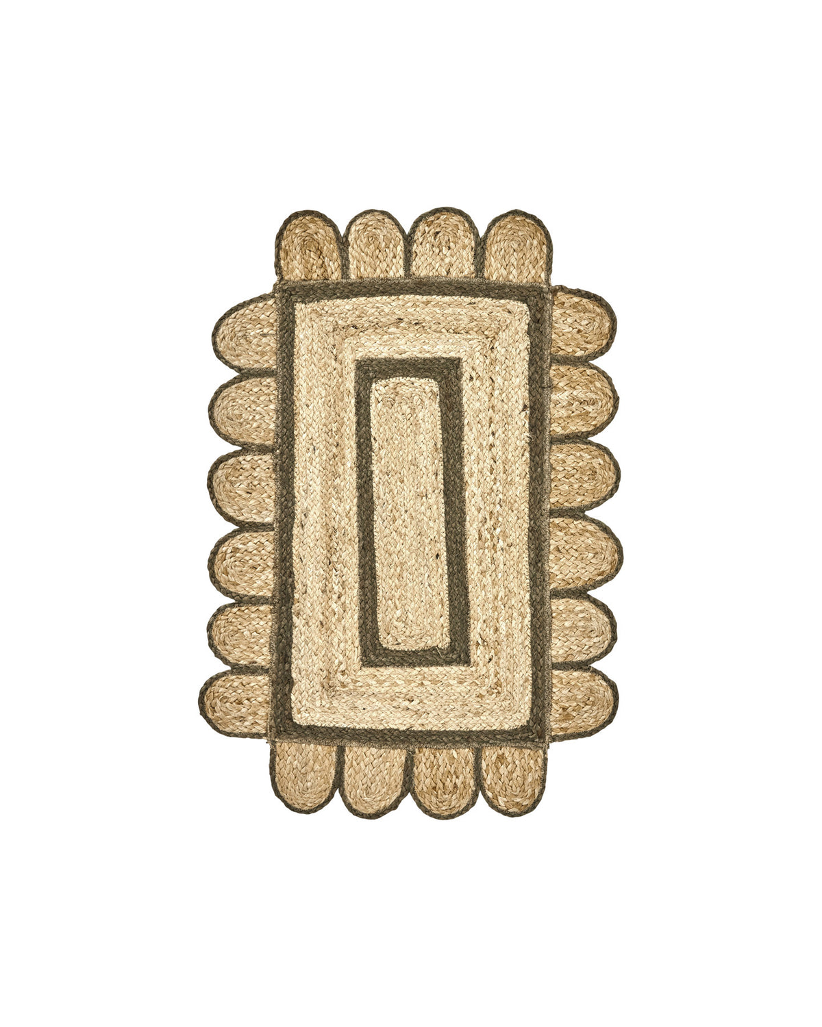 Teppich, HDDenta, Grün,Natur in Grün, Natur präsentiert im Onlineshop von KAQTU Design AG. Teppich ist von House Doctor