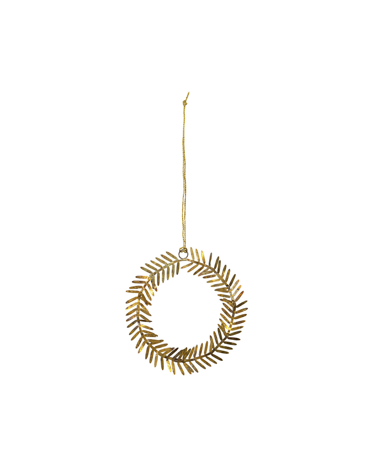 Ornament, Lamet in Messing präsentiert im Onlineshop von KAQTU Design AG. Weihnachtszubehör ist von House Doctor