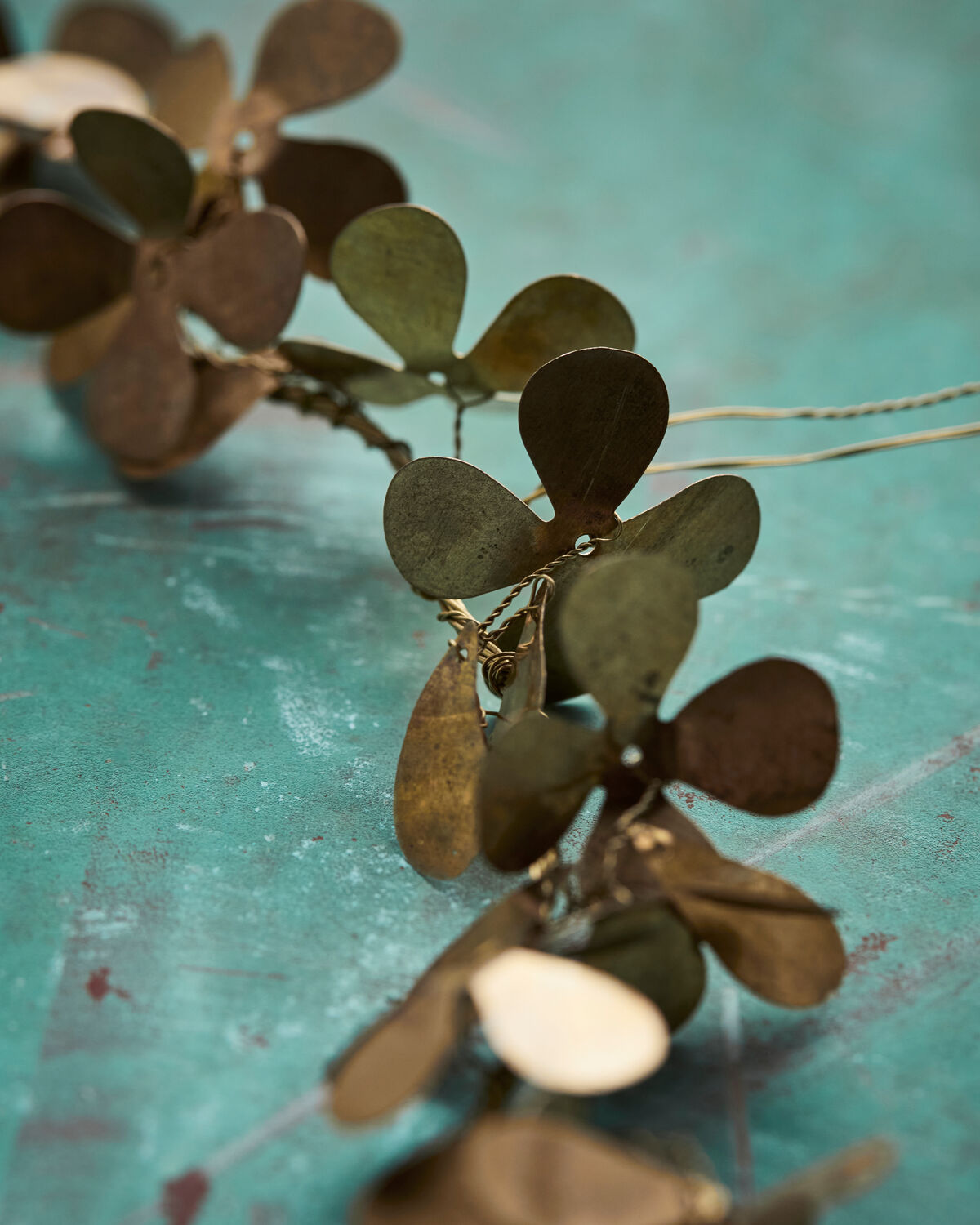 Kranz, HDClover, Messing-finish in Messing-finish präsentiert im Onlineshop von KAQTU Design AG. Weihnachtskränze ist von House Doctor