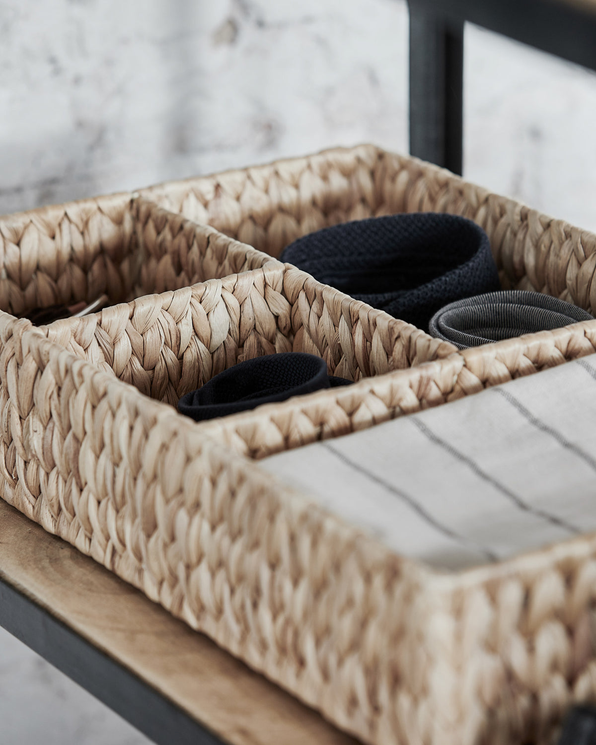 Aufbewahrungsbox Store in Natur präsentiert im Onlineshop von KAQTU Design AG. Aufbewahrungskorb ist von House Doctor