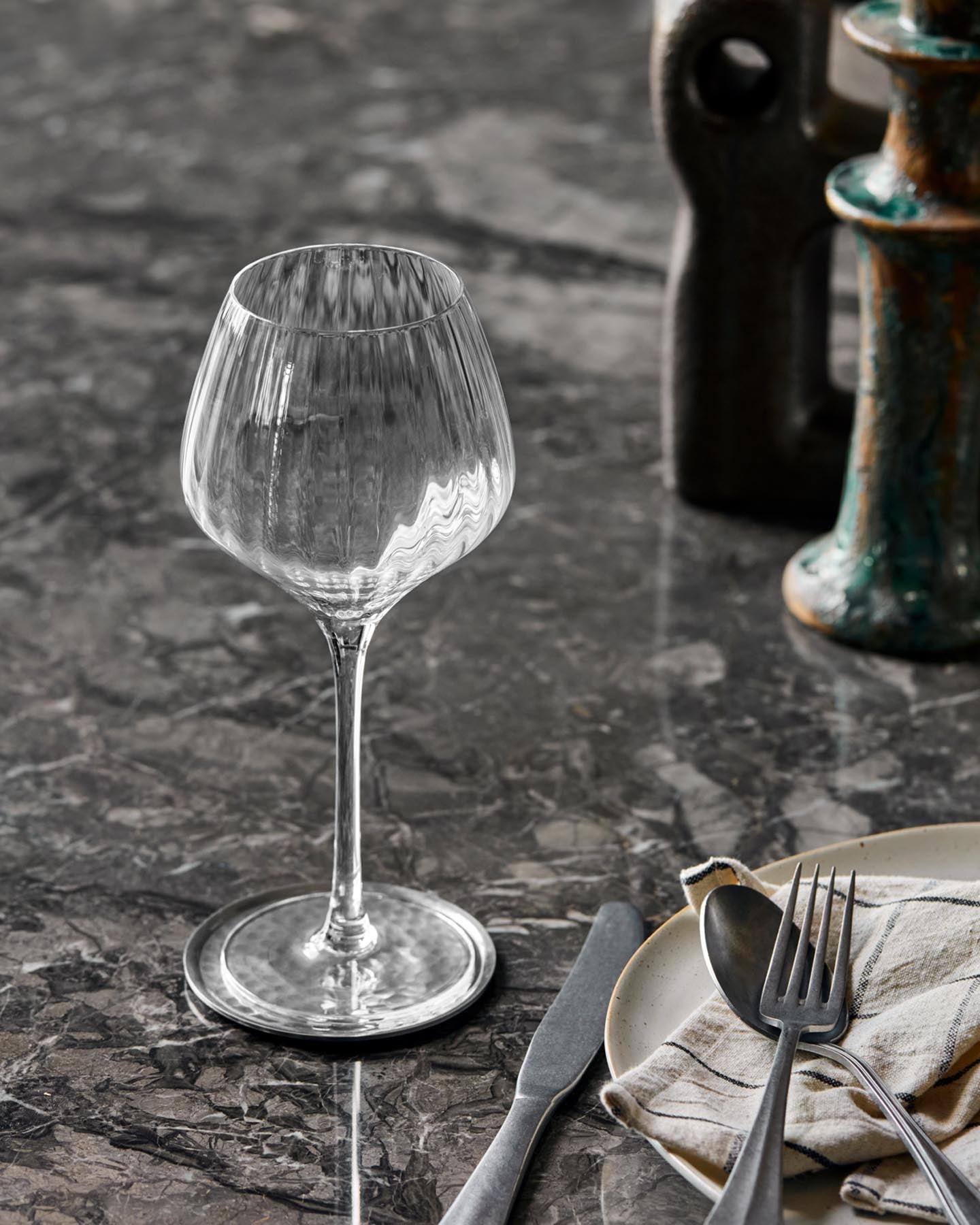 Rotweinglas, HDRill, Klar in Klar präsentiert im Onlineshop von KAQTU Design AG. Wein- & Sektglas ist von House Doctor