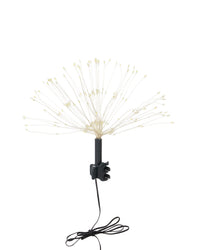 Stella superiore w. LED, HDGlow, finitura argento