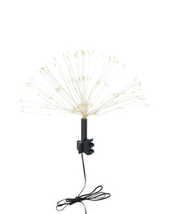 Stella superiore w. LED, HDGlow, finitura argento