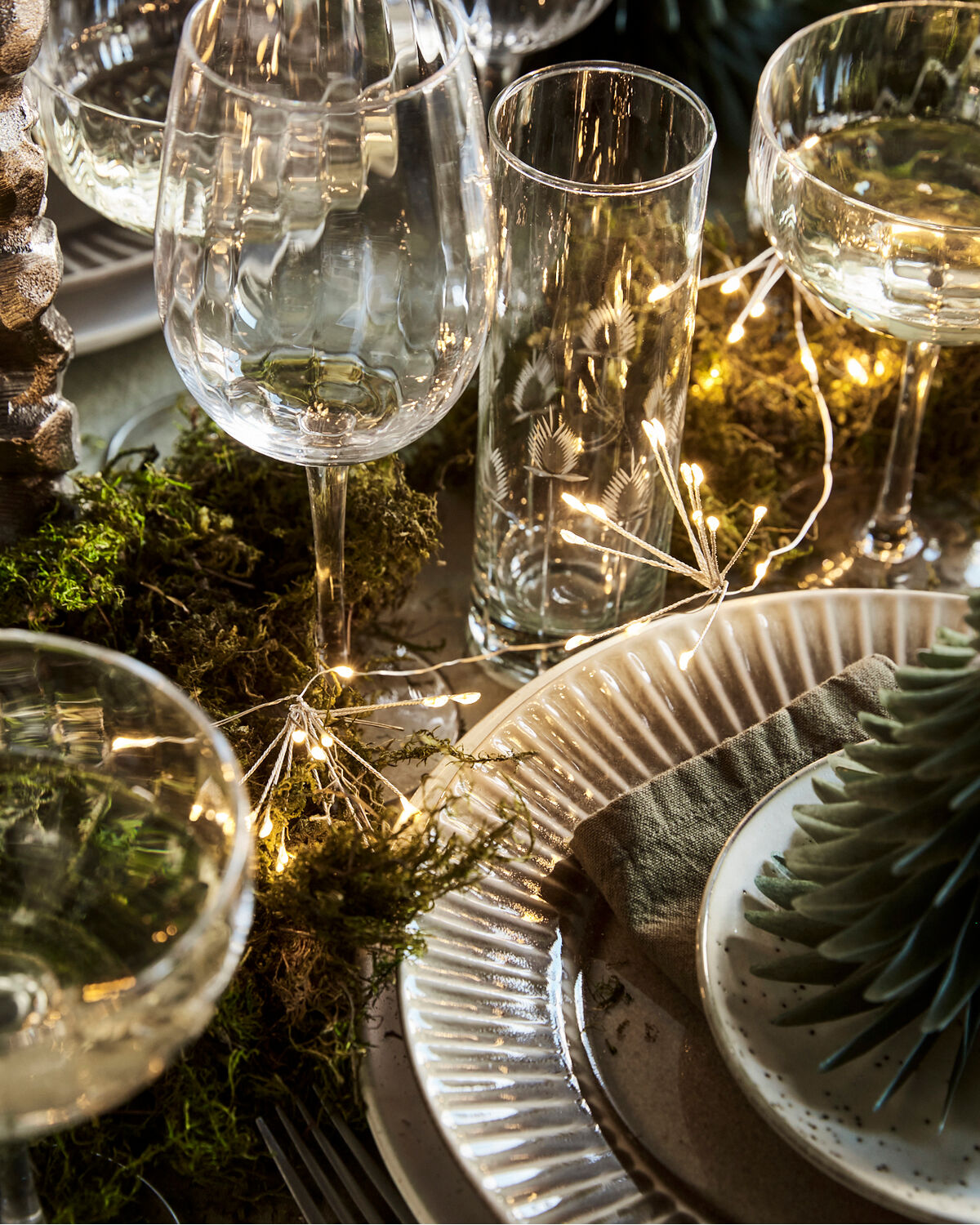 Lichterkette, HDGlow,, Silber-Finish in Silber-Finish präsentiert im Onlineshop von KAQTU Design AG. Weihnachtszubehör ist von House Doctor