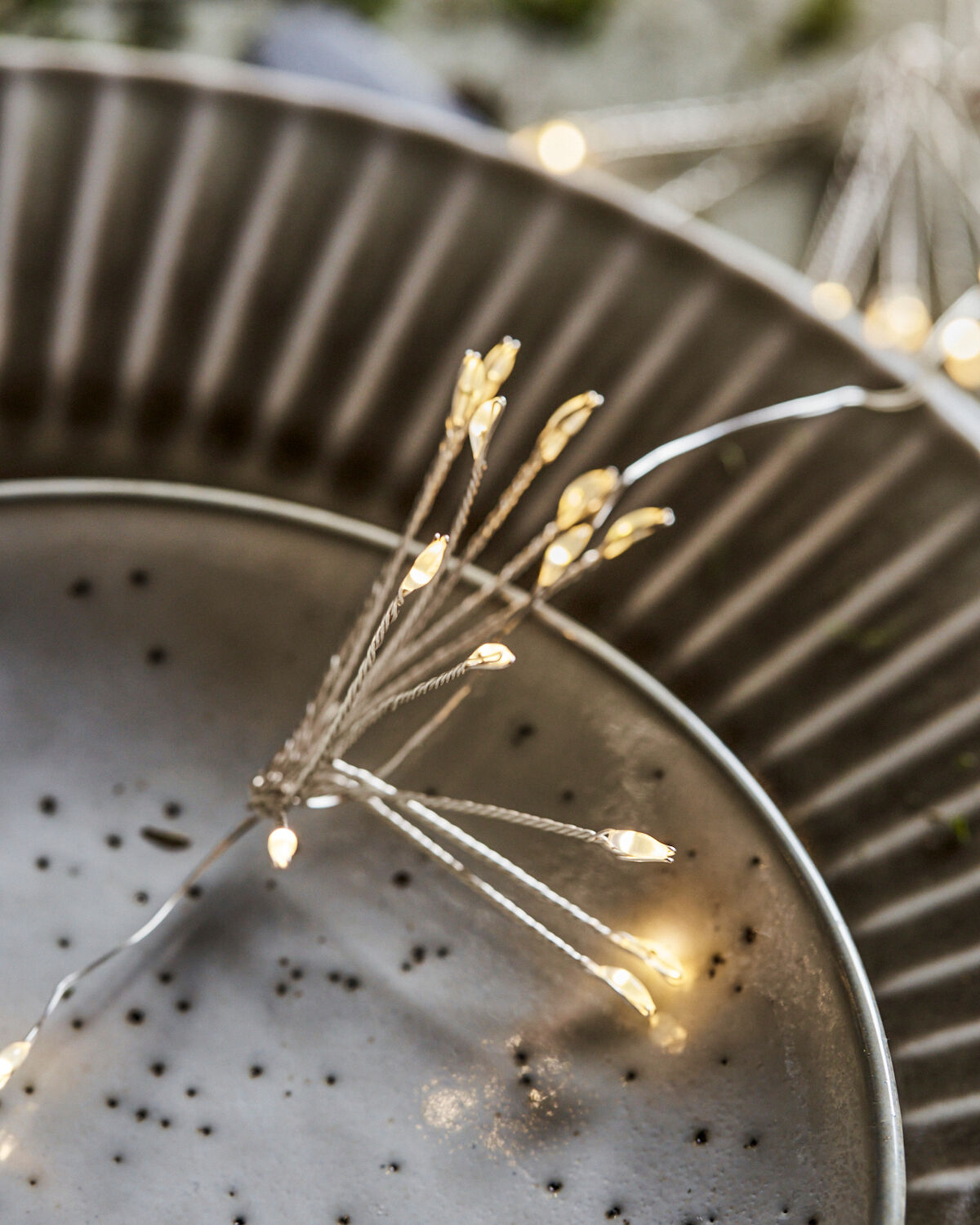 Lichterkette, HDGlow,, Silber-Finish in Silber-Finish präsentiert im Onlineshop von KAQTU Design AG. Weihnachtszubehör ist von House Doctor