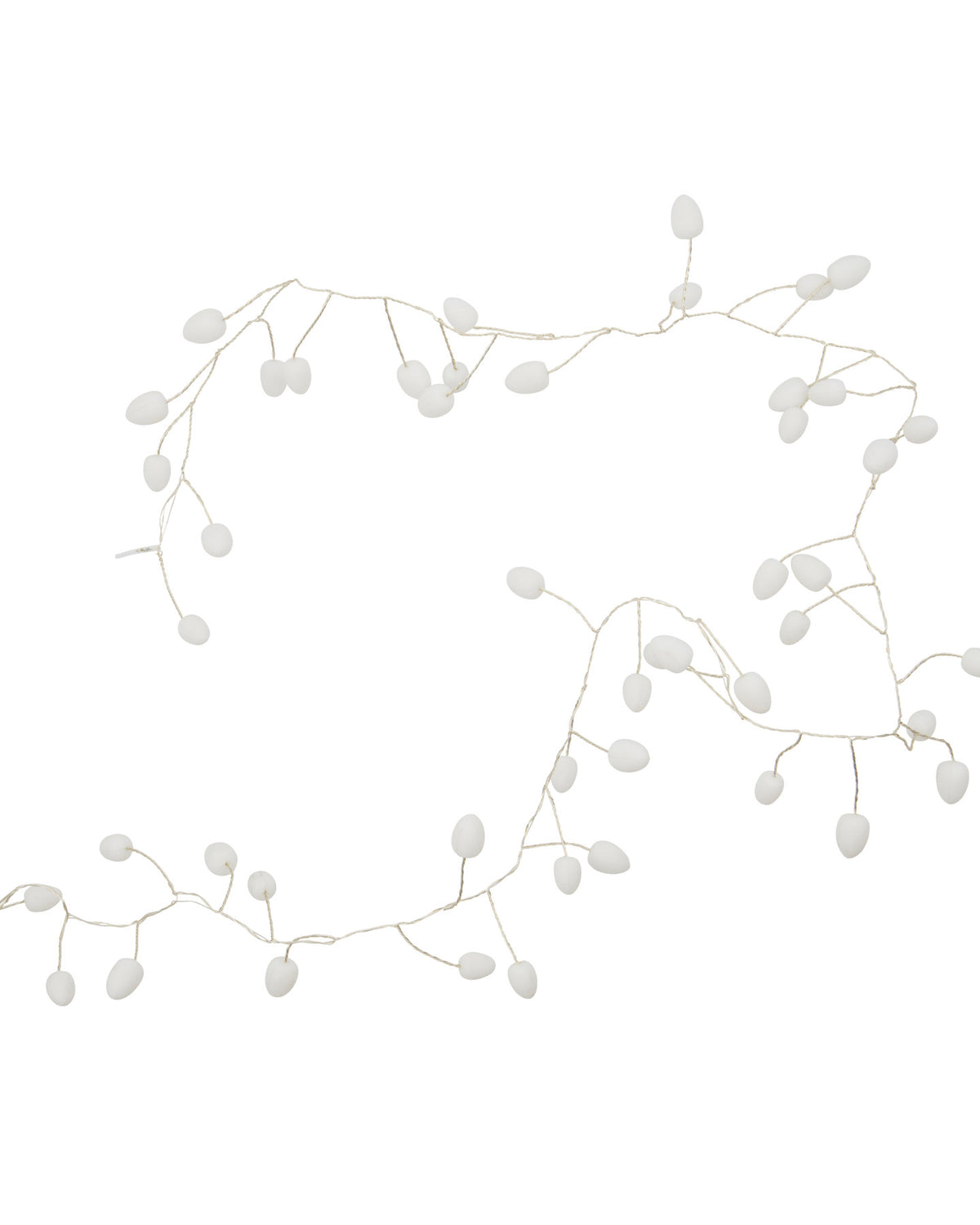 Lichterkette, HDCher, Weiß,Silber in Weiß, Silber präsentiert im Onlineshop von KAQTU Design AG. Weihnachtszubehör ist von House Doctor