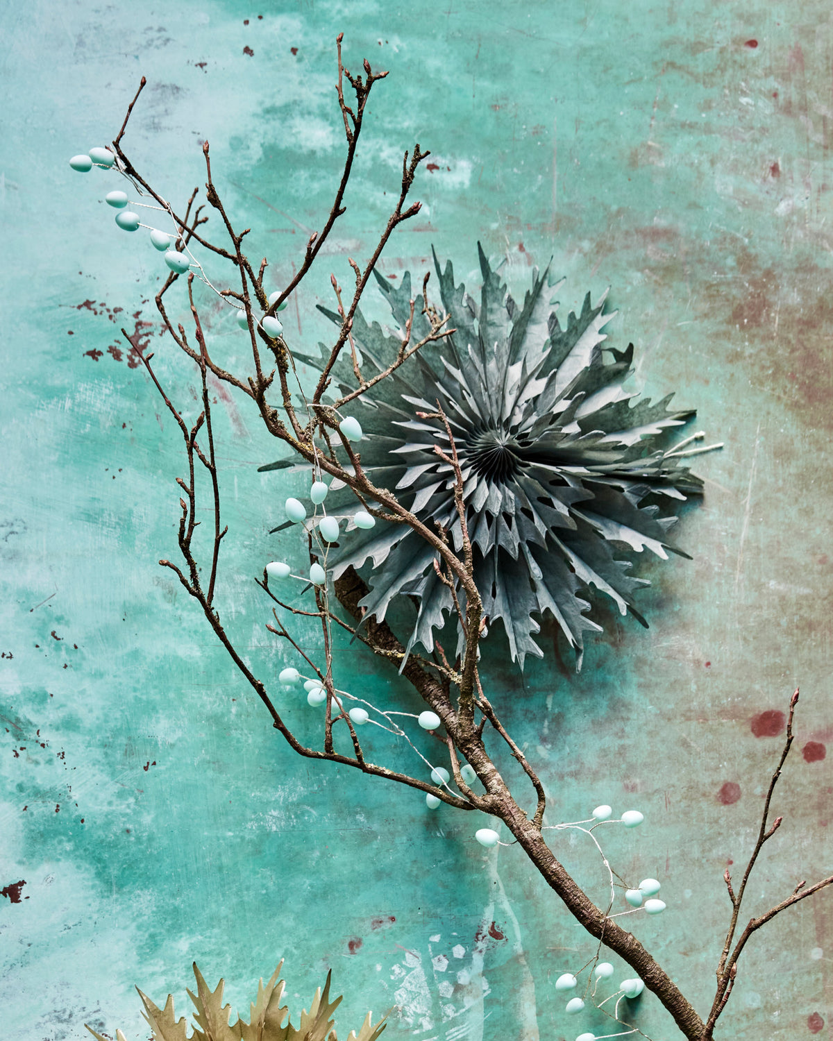 Lichterkette, HDCher, Türkis,Silber in Türkis, Silber präsentiert im Onlineshop von KAQTU Design AG. Weihnachtszubehör ist von House Doctor