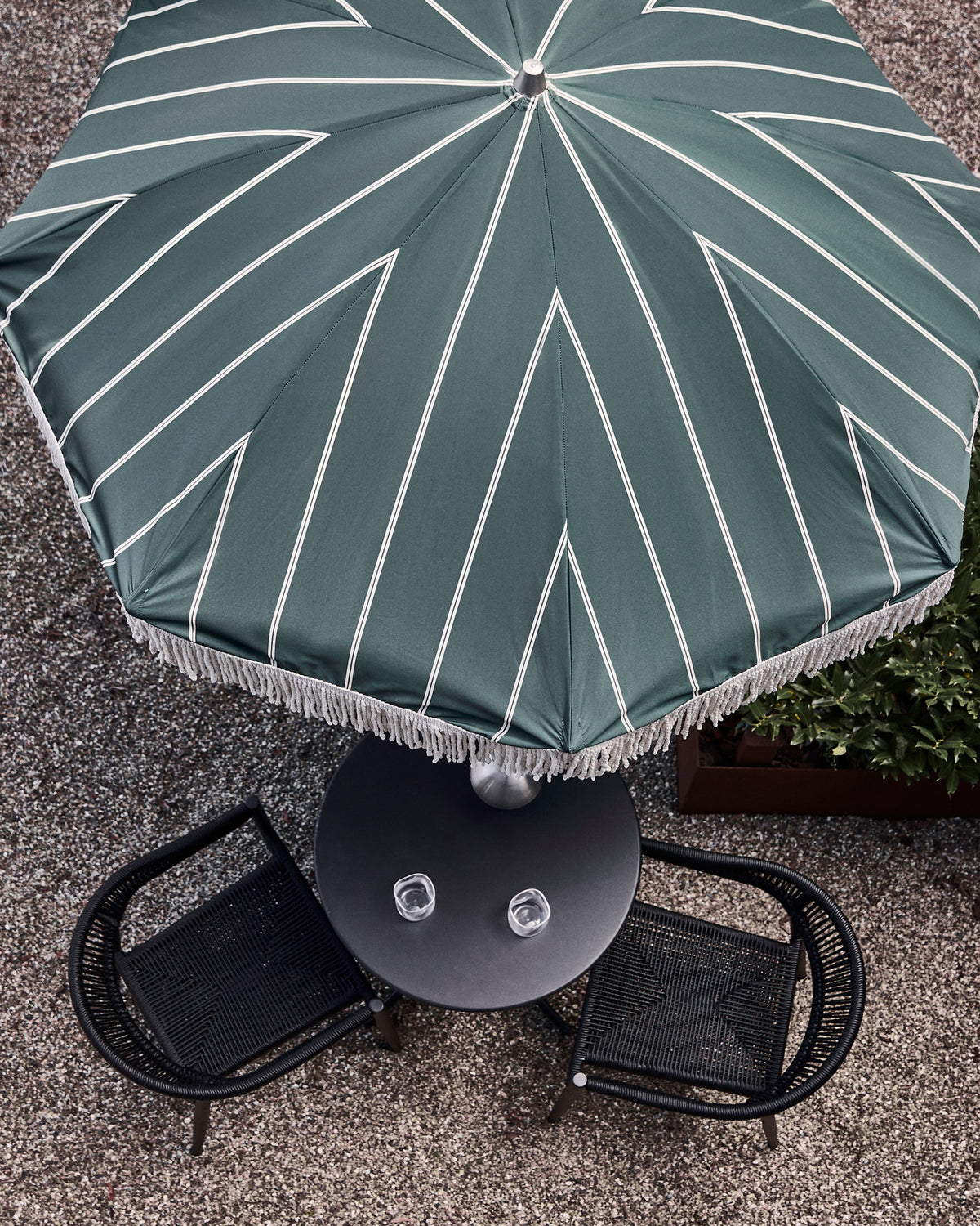 Sonnenschirm, HDBlock, Grün in Grün präsentiert im Onlineshop von KAQTU Design AG. Sonnenschirm ist von House Doctor