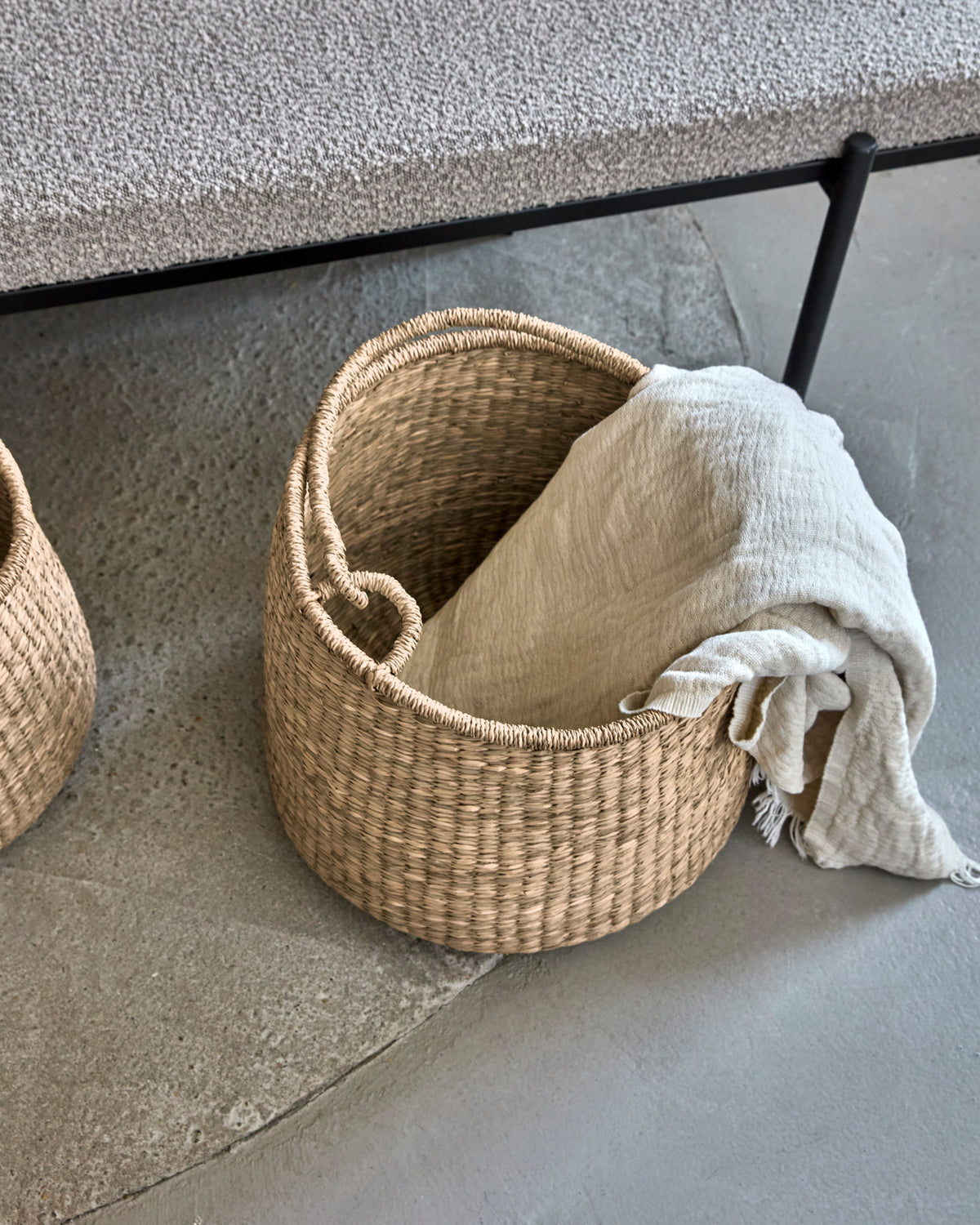 Aufbewahrungskorb, HDCesta, Natur in Natur präsentiert im Onlineshop von KAQTU Design AG. Aufbewahrungskorb ist von House Doctor
