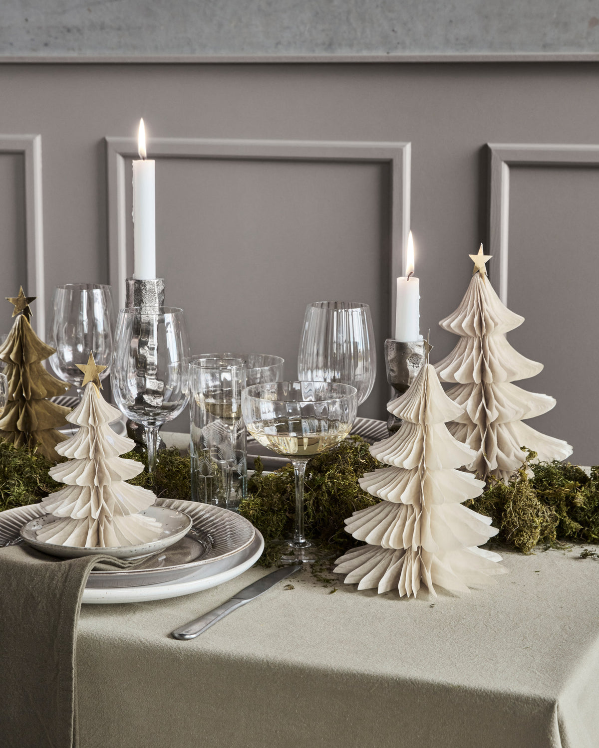 Ornamente, HDTree, Elfenbein in Elfenbein präsentiert im Onlineshop von KAQTU Design AG. Weihnachtszubehör ist von House Doctor