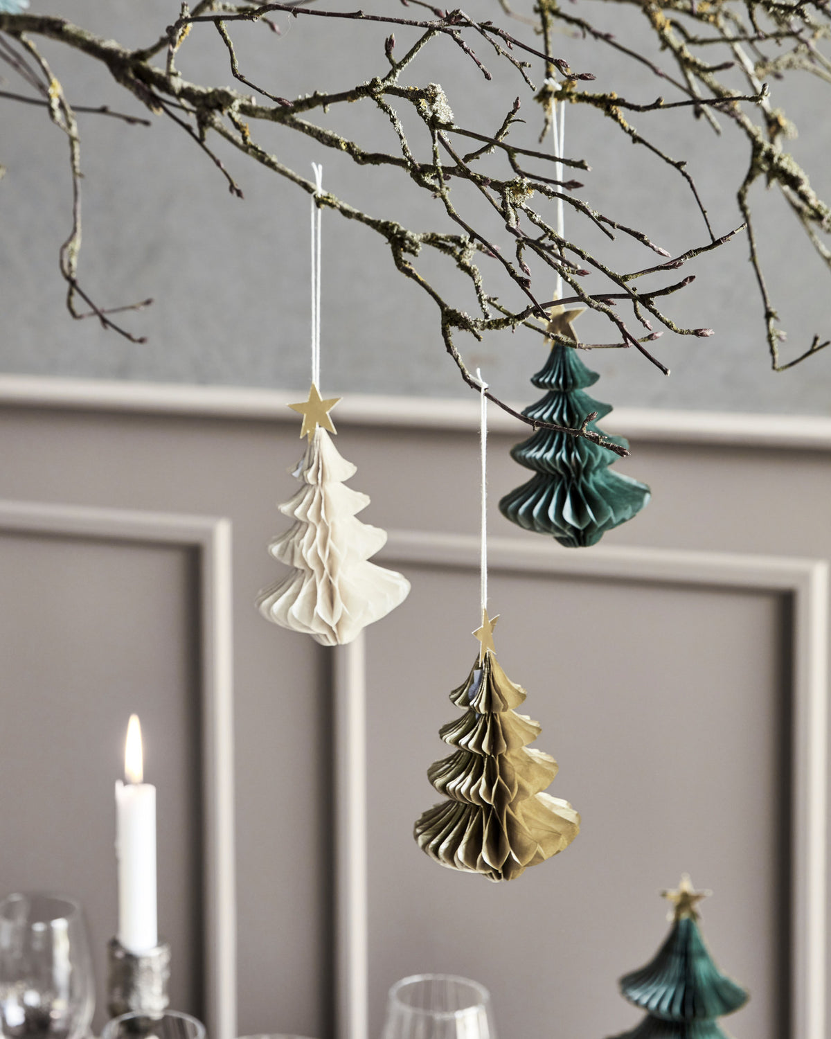 Ornamente, HDTree, Grün in Grün präsentiert im Onlineshop von KAQTU Design AG. Weihnachtszubehör ist von House Doctor