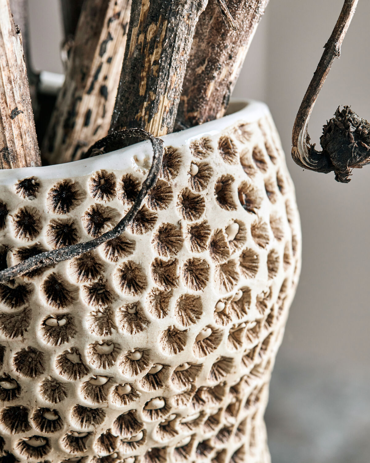 Vase, HDPan, Beige in Beige präsentiert im Onlineshop von KAQTU Design AG. Vase ist von House Doctor
