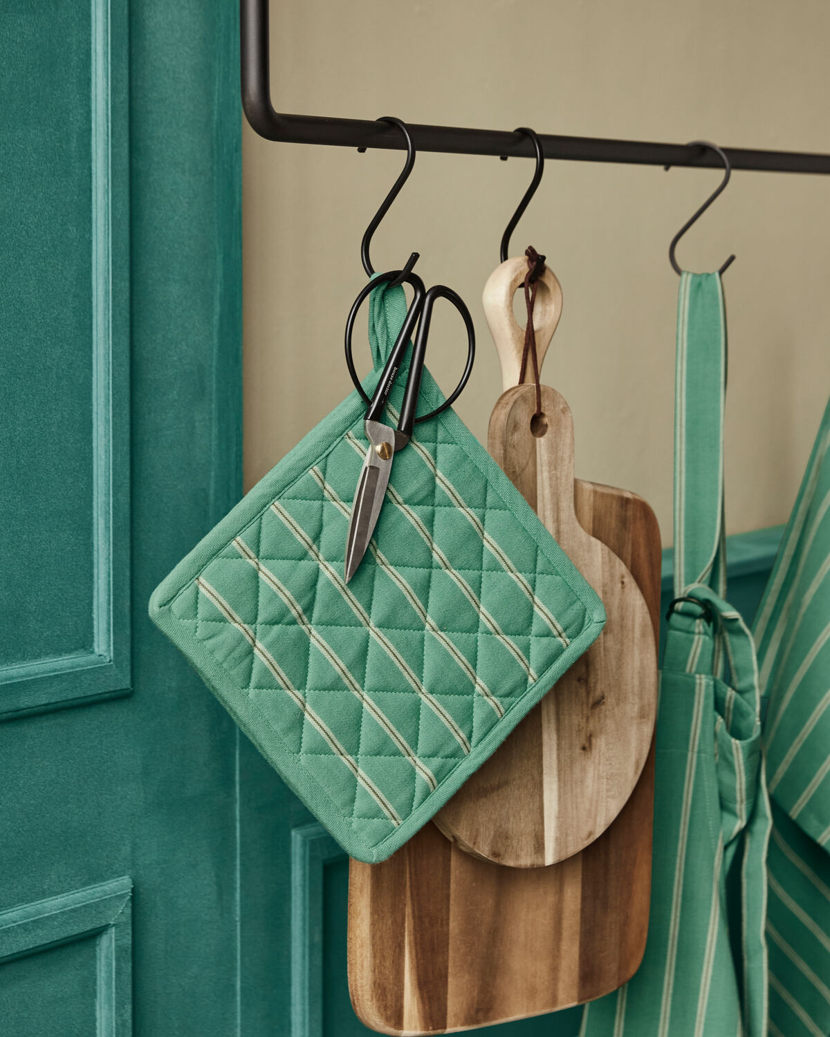Topflappen, HDChef, Grün in Grün präsentiert im Onlineshop von KAQTU Design AG. Küchenhelfer ist von House Doctor
