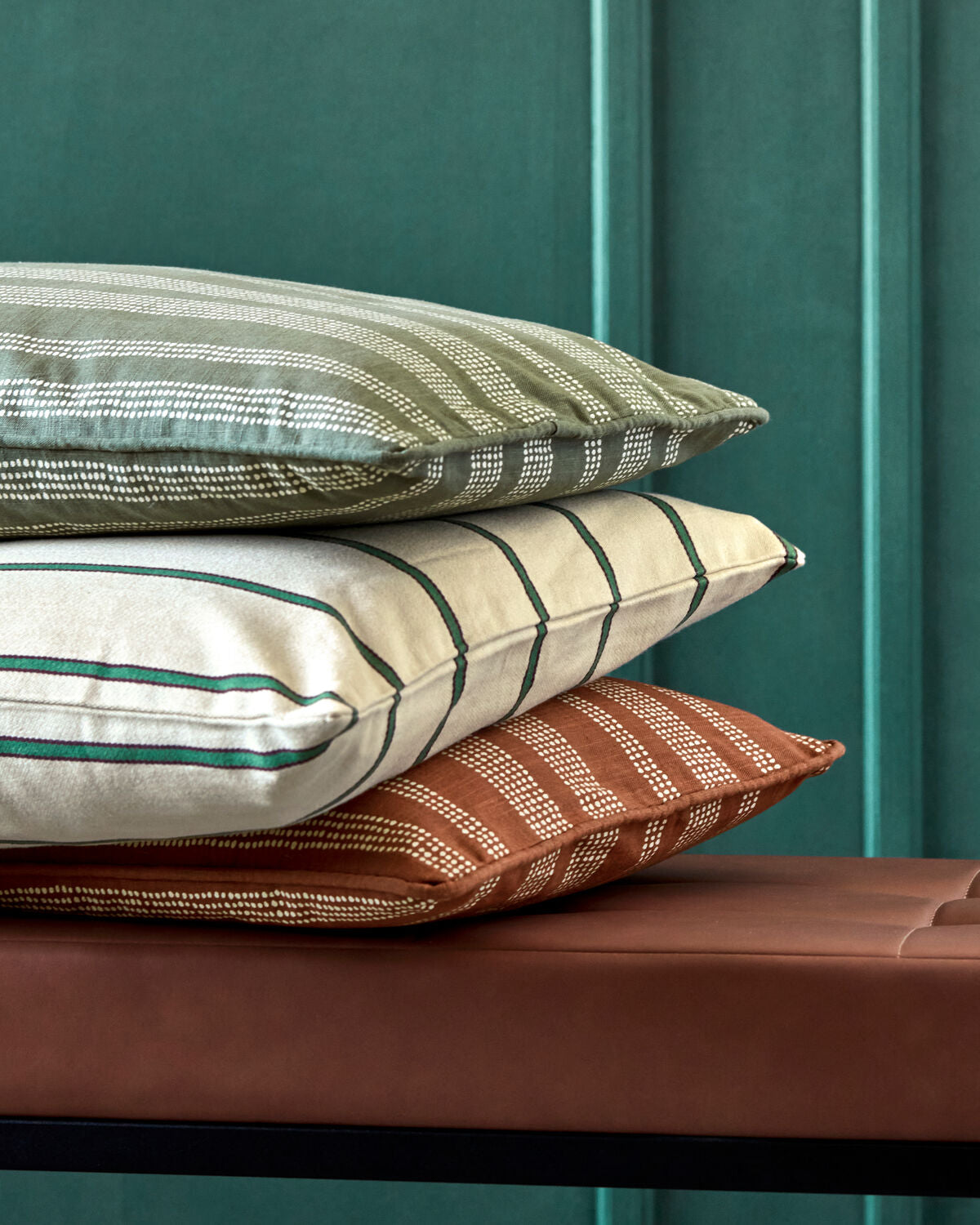 Kissenbezug, HDDotti, Terrakotta in Terrakotta präsentiert im Onlineshop von KAQTU Design AG. Deko Kissenbezug ist von House Doctor