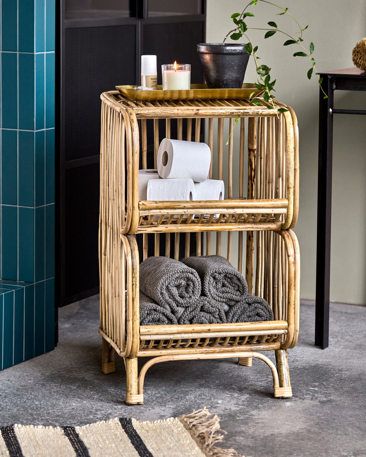 Beistelltisch, HDShelf, Natur in Natur präsentiert im Onlineshop von KAQTU Design AG. Beistelltisch ist von House Doctor