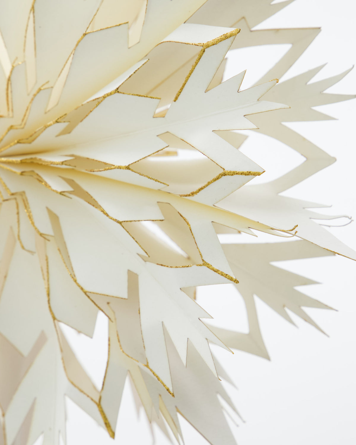 Weihnachtsbaumstern, HDAlsta, Weiß,Gold in Weiß, Gold präsentiert im Onlineshop von KAQTU Design AG. Aufbewahrungskorb ist von House Doctor