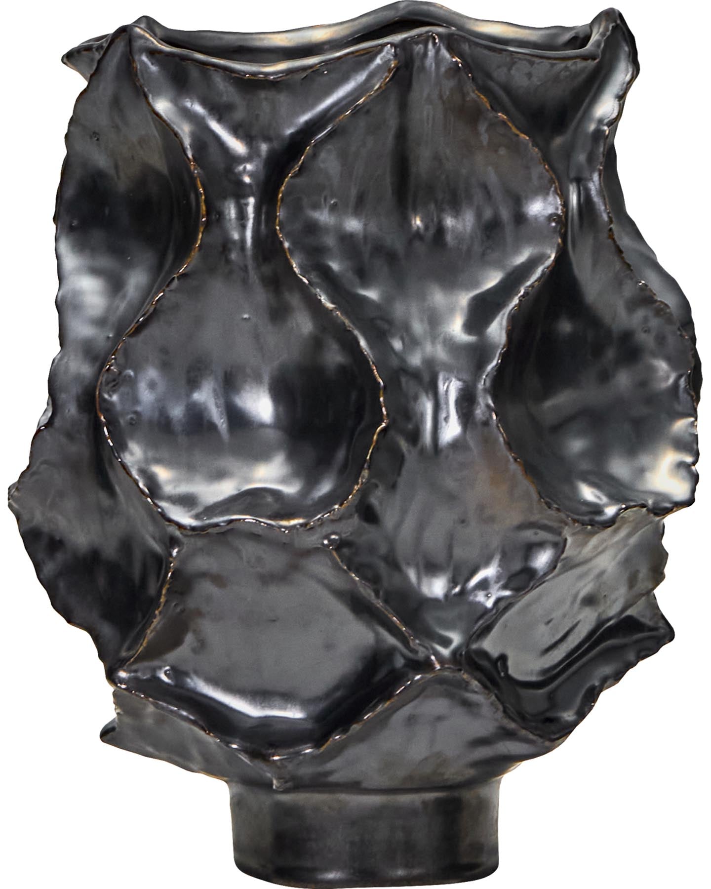 Vase, HDWaves, Antik-Metall in Antik-Metall präsentiert im Onlineshop von KAQTU Design AG. Vase ist von House Doctor