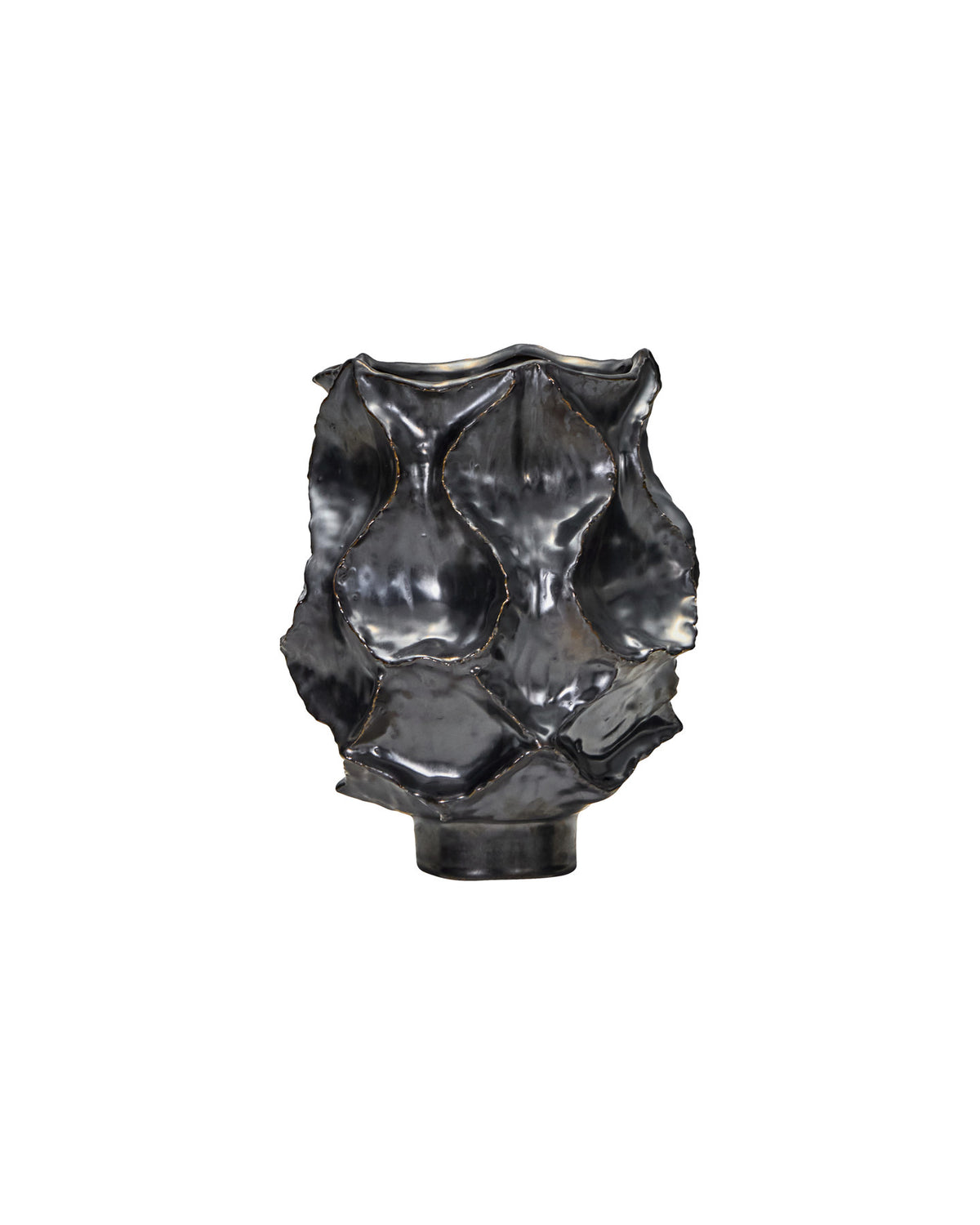 Vase, HDWaves, Antik-Metall in Antik-Metall präsentiert im Onlineshop von KAQTU Design AG. Vase ist von House Doctor