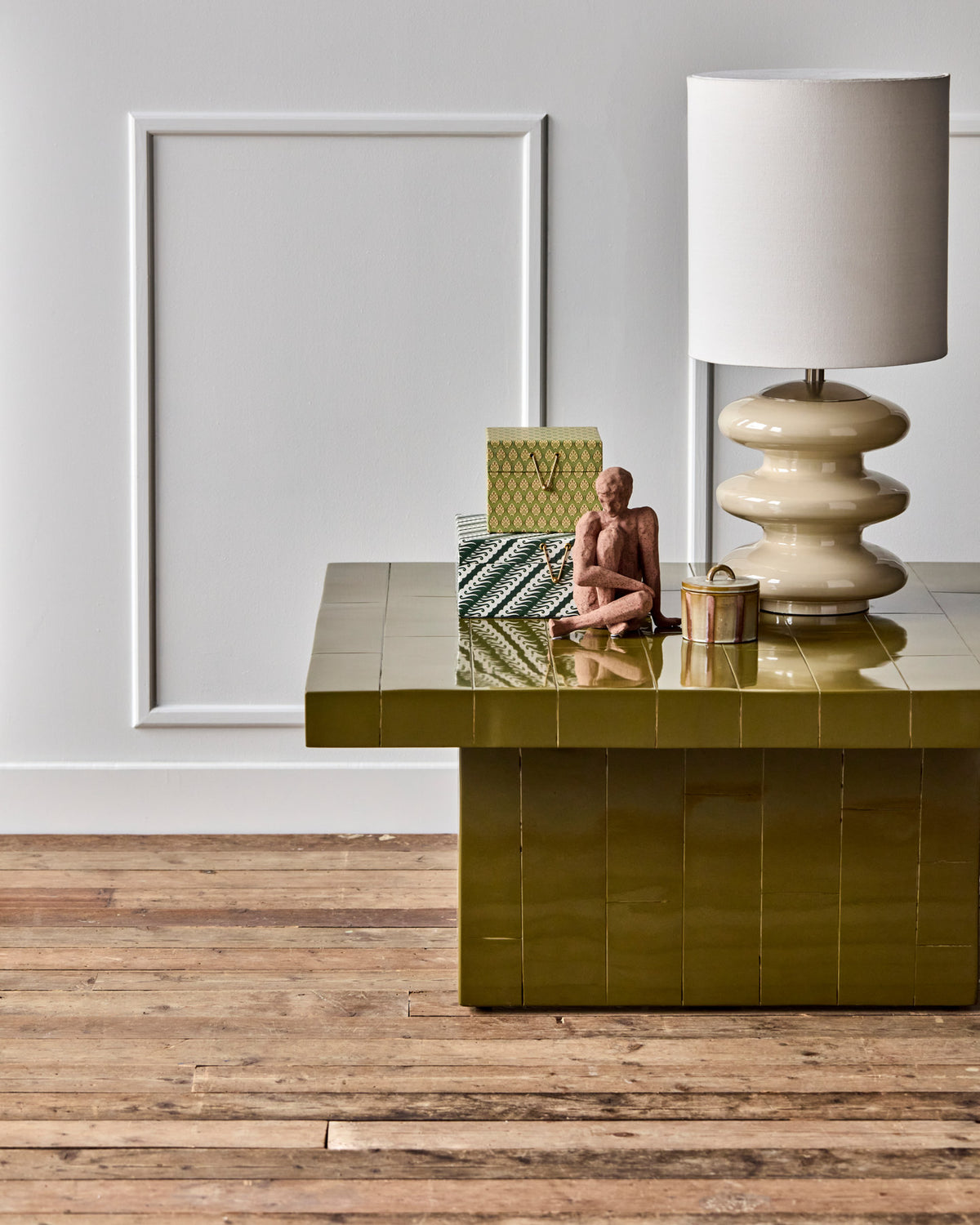 Couchtisch, HDBrick, Grün in Grün präsentiert im Onlineshop von KAQTU Design AG. Couchtisch ist von House Doctor
