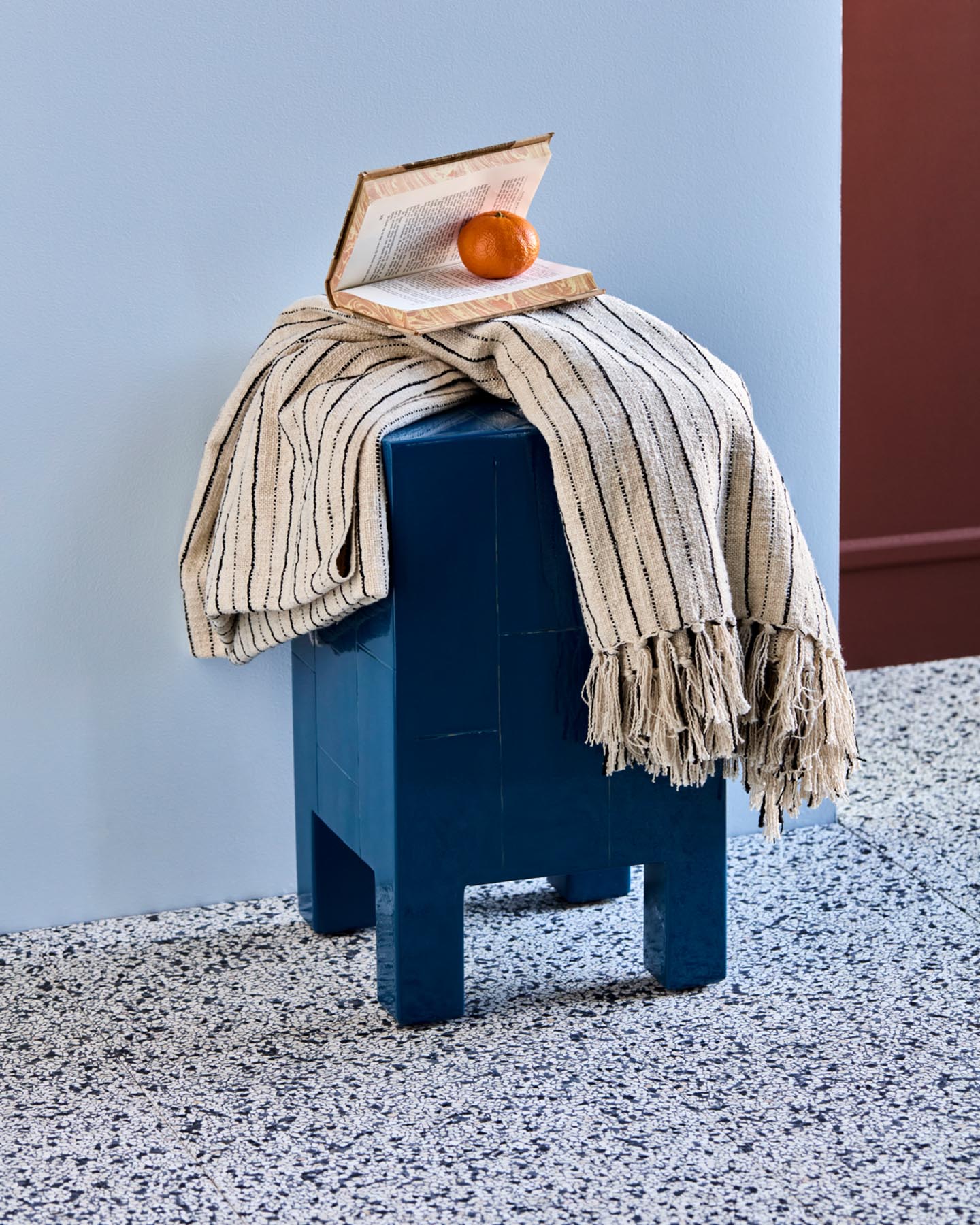 Decke, HDLines, Schwarz;Off-White in Schwarz, Off-White präsentiert im Onlineshop von KAQTU Design AG. Wolldecke ist von House Doctor