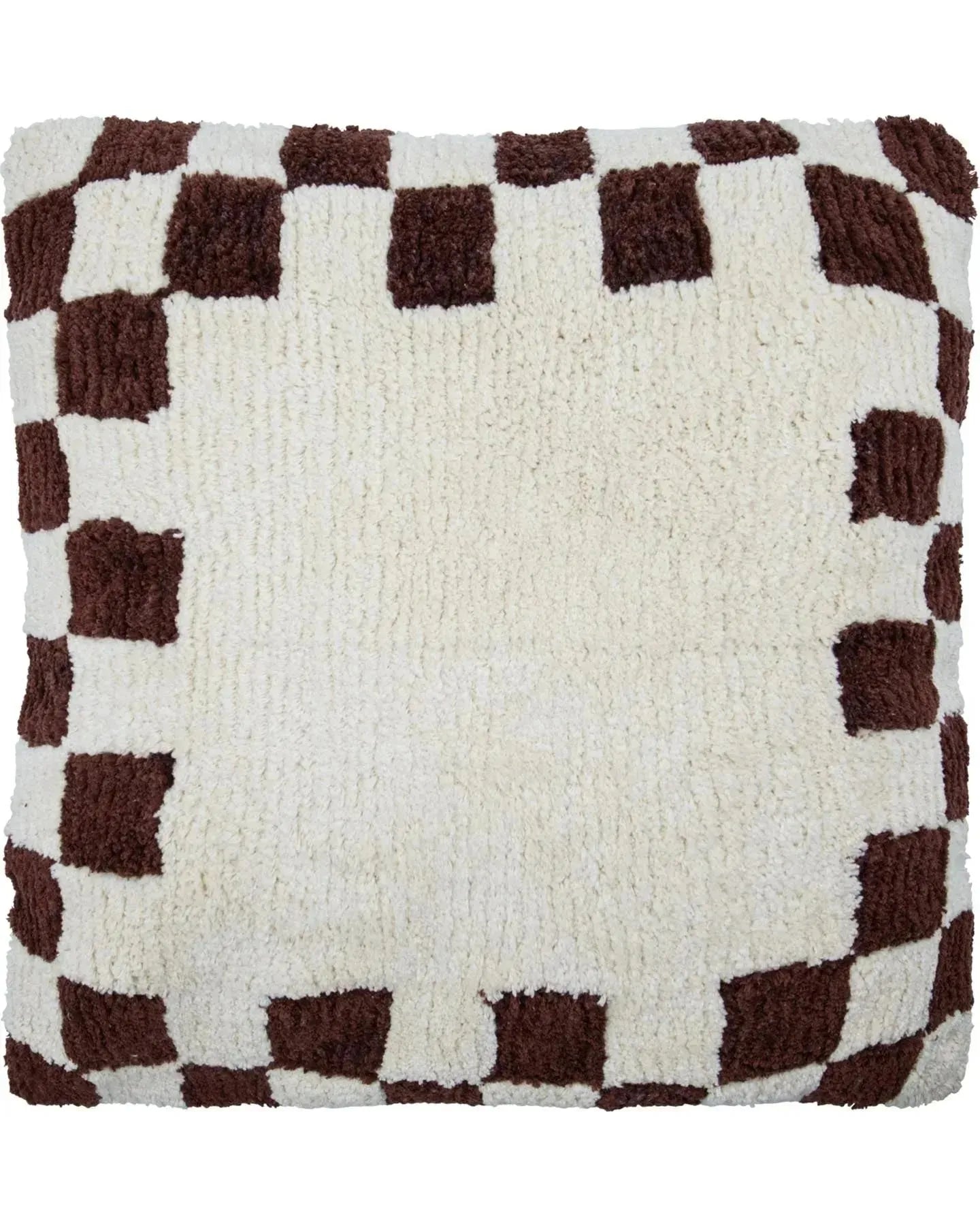 Kissenbezug, HDChess, Braun;Off-White in Braun, Off-White präsentiert im Onlineshop von KAQTU Design AG. Deko Kissenbezug ist von House Doctor