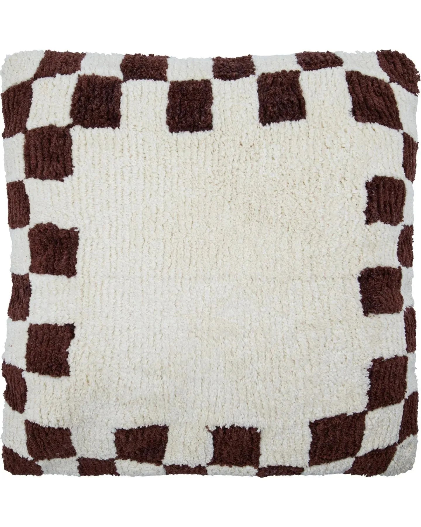 Kissenbezug, HDChess, Braun;Off-White in Braun, Off-White präsentiert im Onlineshop von KAQTU Design AG. Deko Kissenbezug ist von House Doctor