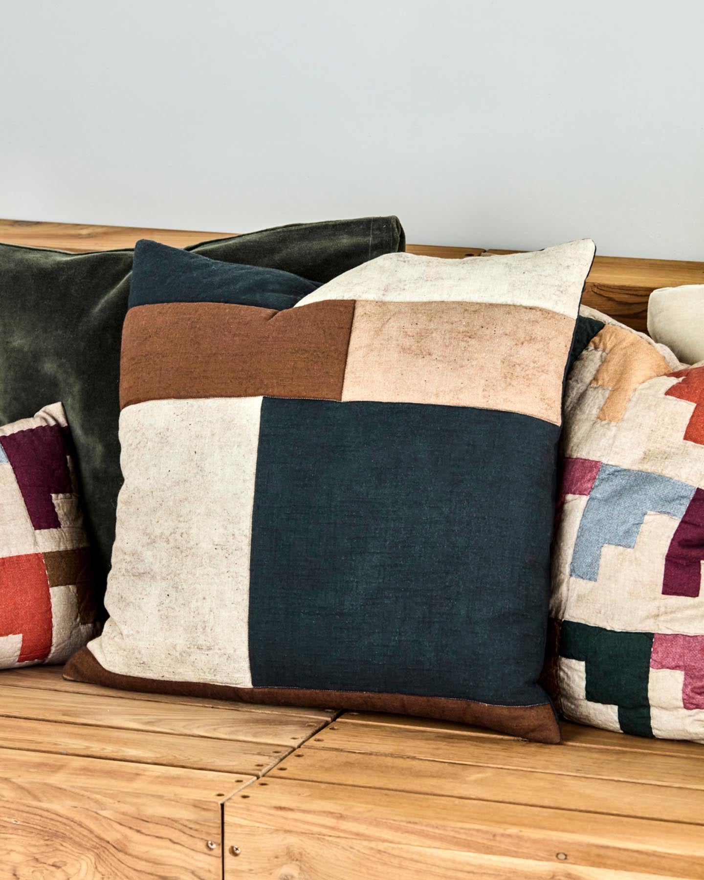 Kissenbezug, HDPatch, Schwarz;Sand;Braun in Schwarz, Sand, Braun präsentiert im Onlineshop von KAQTU Design AG. Deko Kissenbezug ist von House Doctor