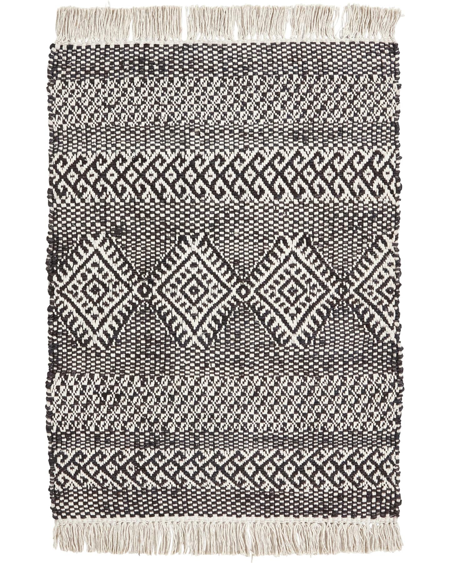 Teppich, HDEthnic, Schwarz;Natur in Schwarz, Natur präsentiert im Onlineshop von KAQTU Design AG. Teppich ist von House Doctor