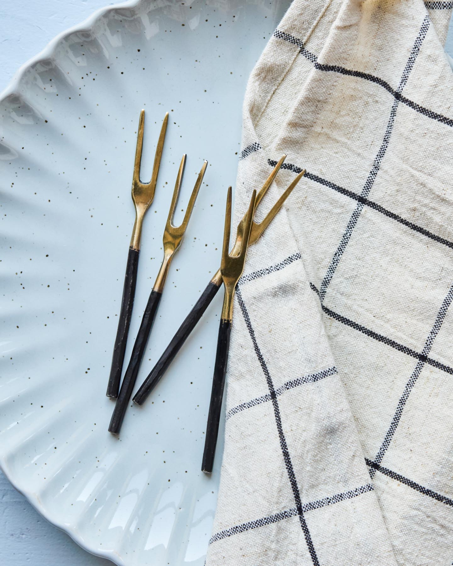 Küchenutensilien, HDFork, Antikes Messing in Antikes Messing präsentiert im Onlineshop von KAQTU Design AG. Geschirr ist von House Doctor