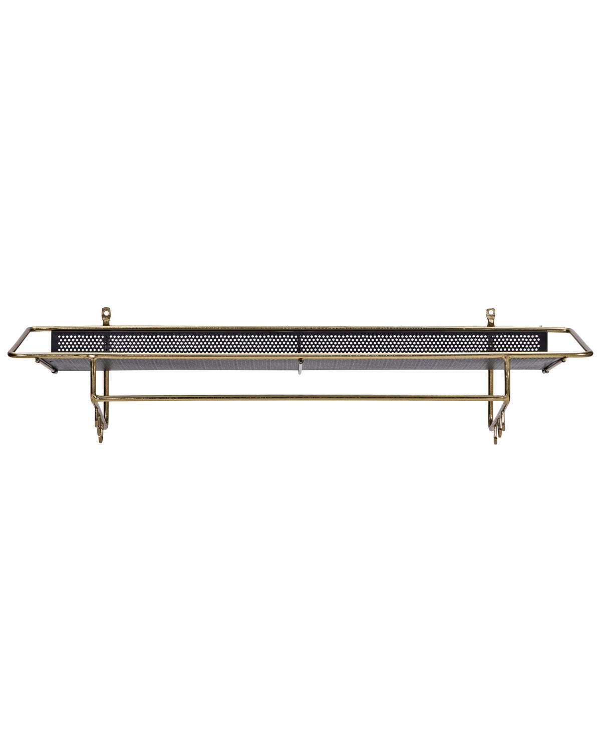 Regal, HDWally, Antikes Messing-Finish,Schwarz in Antikes Messing-Finish, Schwarz präsentiert im Onlineshop von KAQTU Design AG. Wandregal ist von House Doctor
